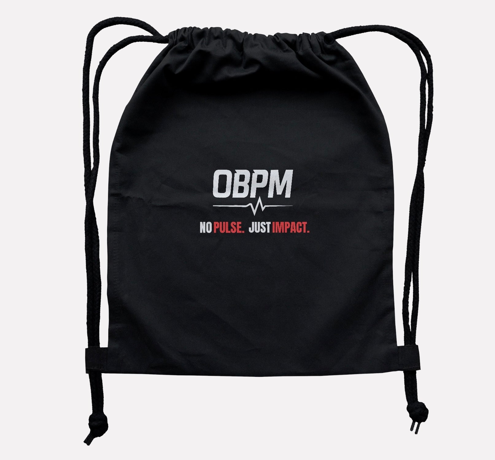 0BPM – Gymbag „No Pulse. Just Impact.“