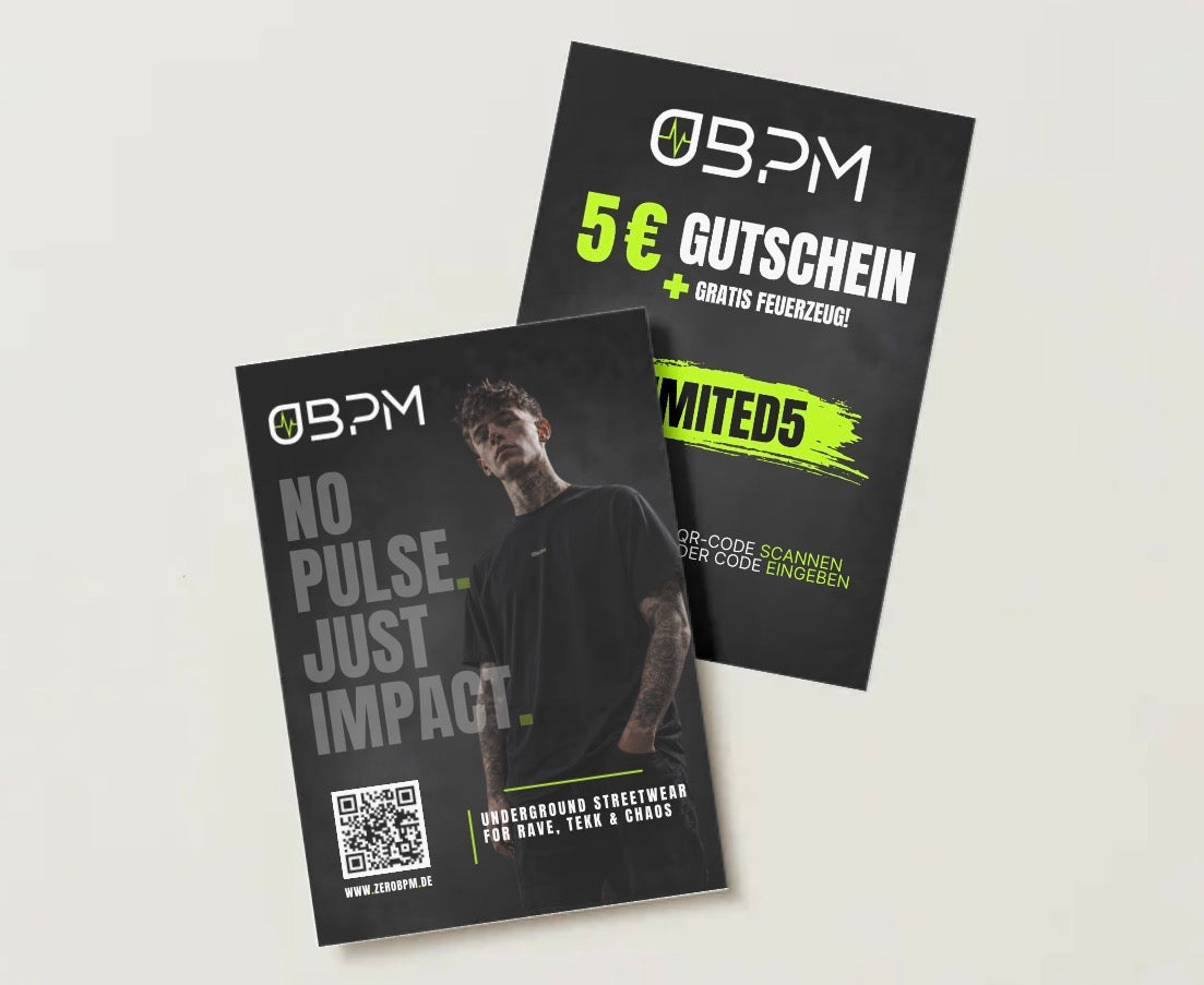 Flyer 5€ Gutschein (25er Paket)