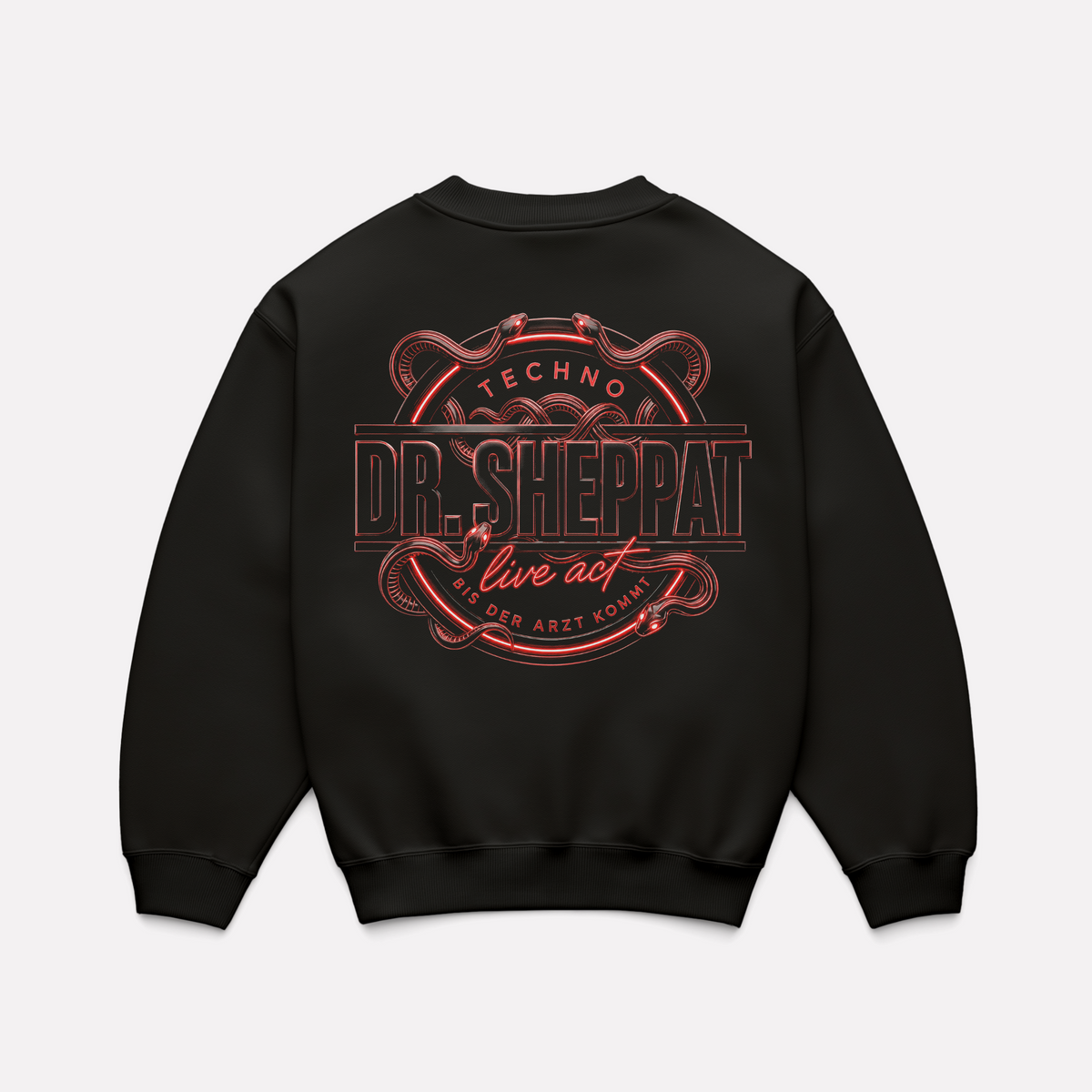 DR. SHEPPAT X 0BPM – Snake Crewneck
