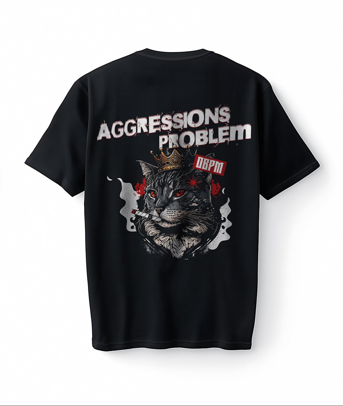 Aggressionsproblem x 0BPM – CATITUDE Oversize Tee