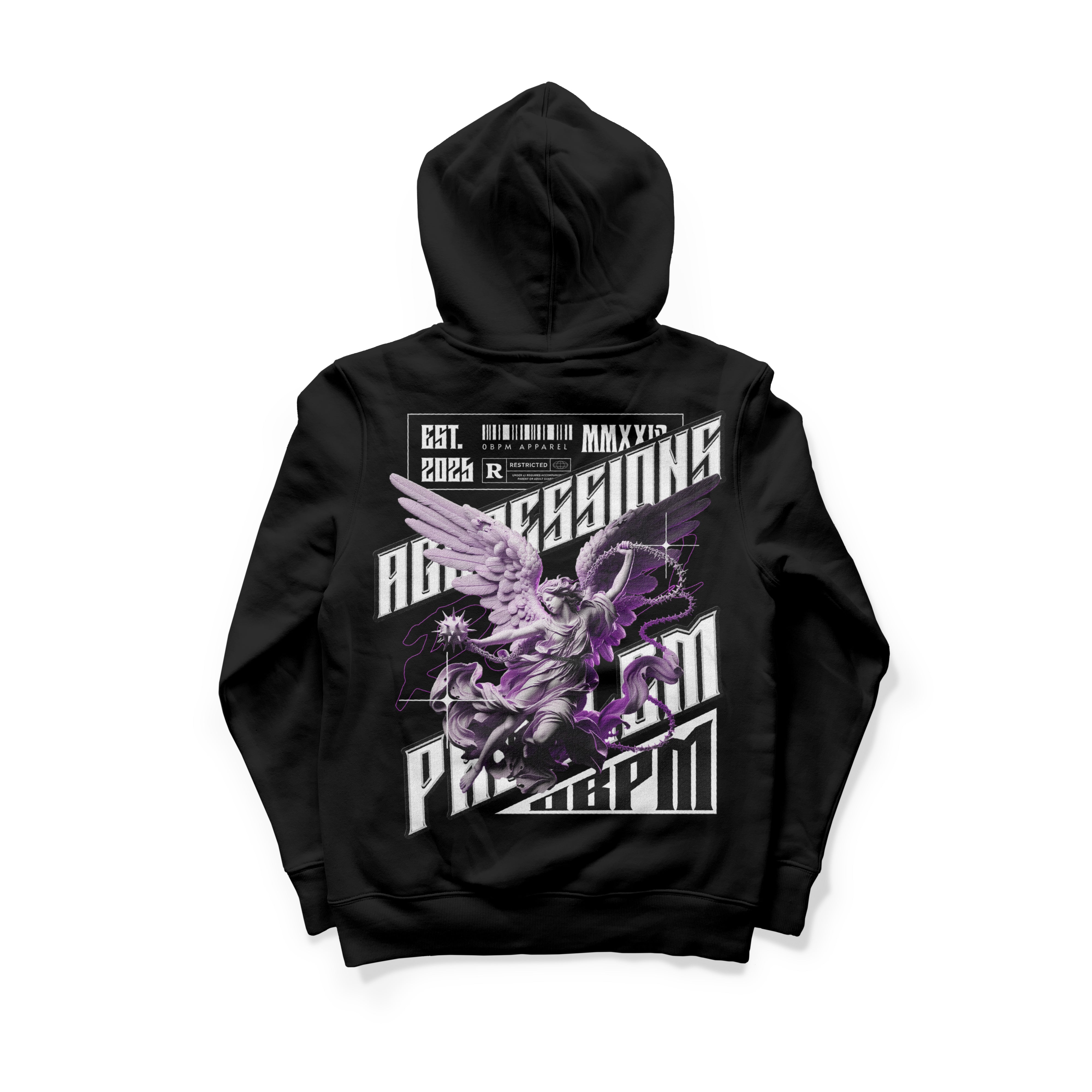 Aggressionsproblem x 0BPM – DIVINE RAGE Oversize Hoodie