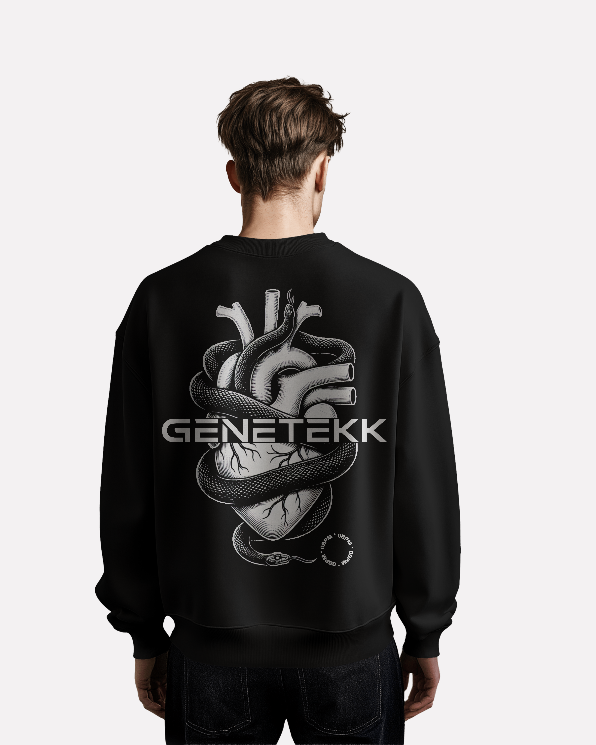 GENETEKK x 0BPM – Heart of Venom Crewneck
