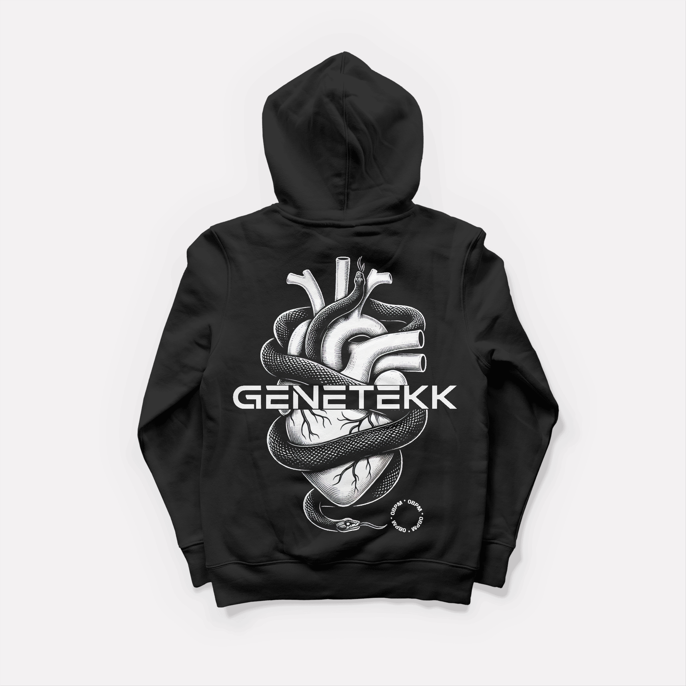 GENETEKK x 0BPM – Heart of Venom Oversize Hoodie