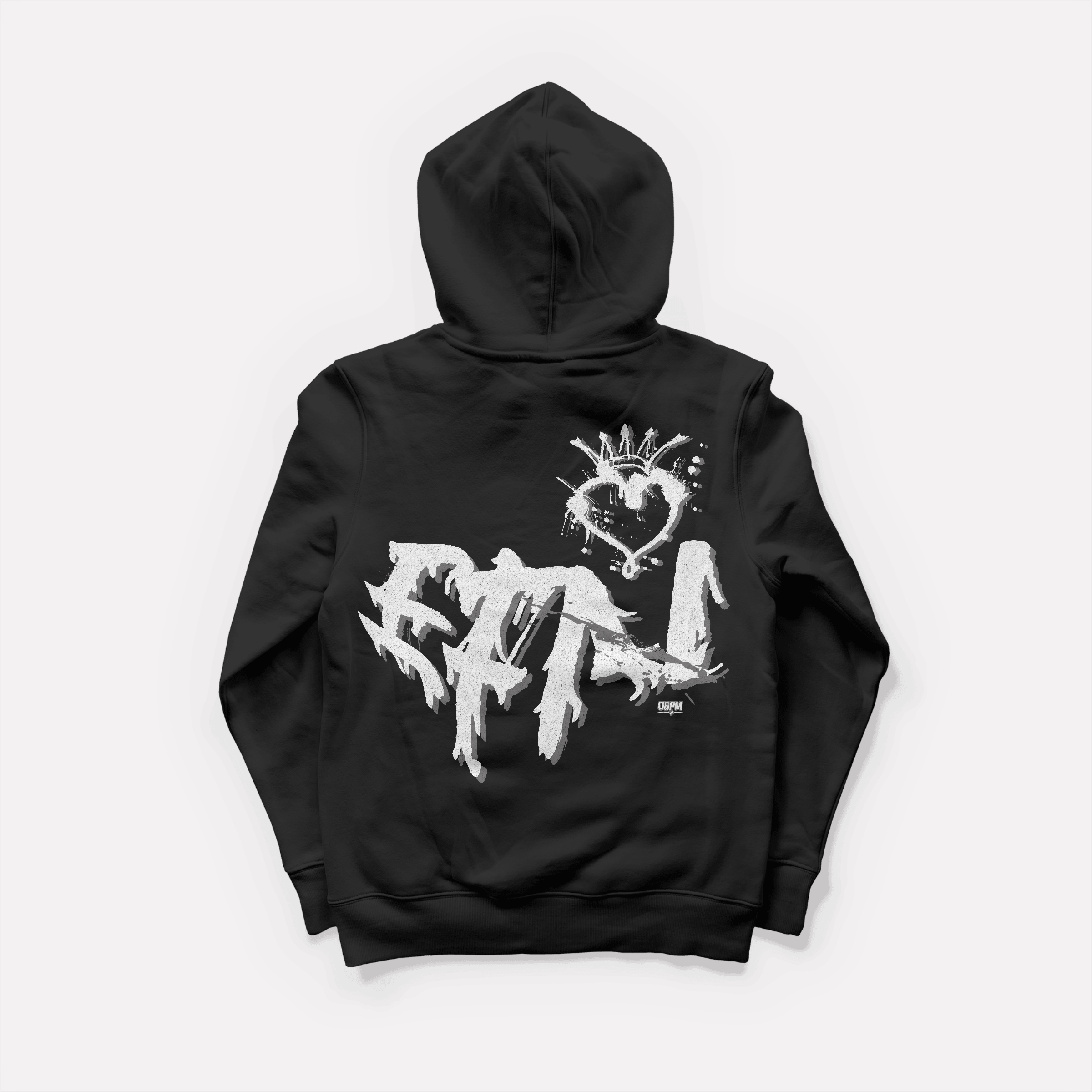 EFN × 0BPM – Crowned Chaos Graffiti Oversize Hoodie