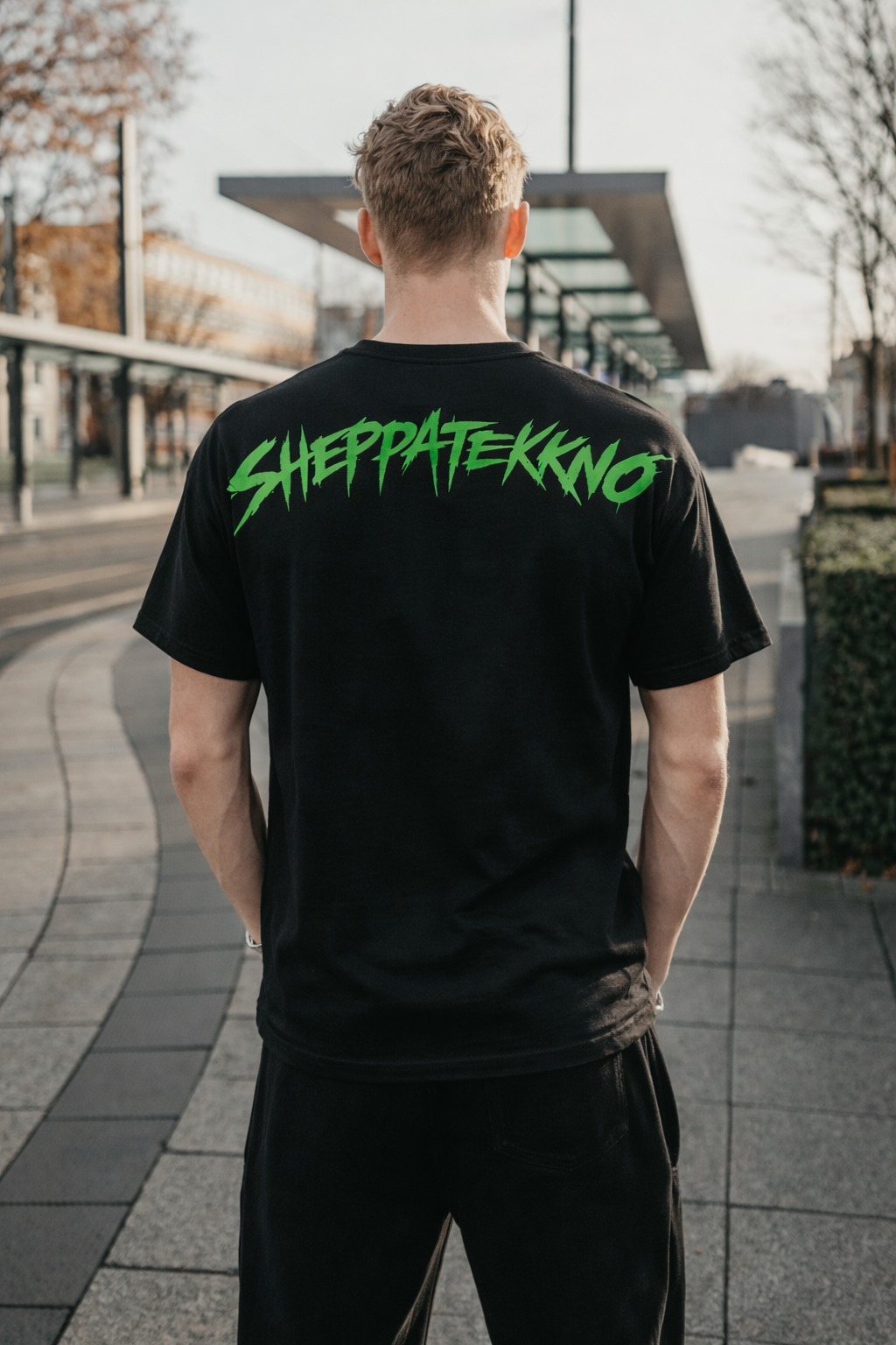 DR. SHEPPAT × 0BPM – Toxic Green Edition Oversize Tee