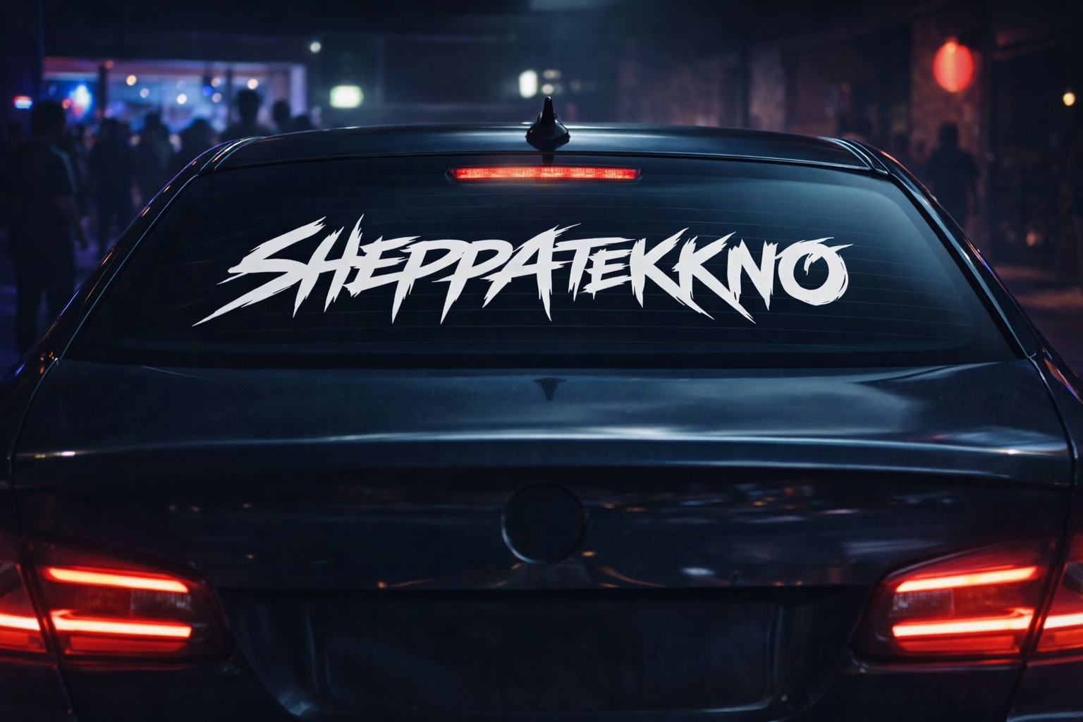 DR. SHEPPAT x 0BPM - SHEPPATEKKNO HECKSCHEIBEN STICKER (70 CM)