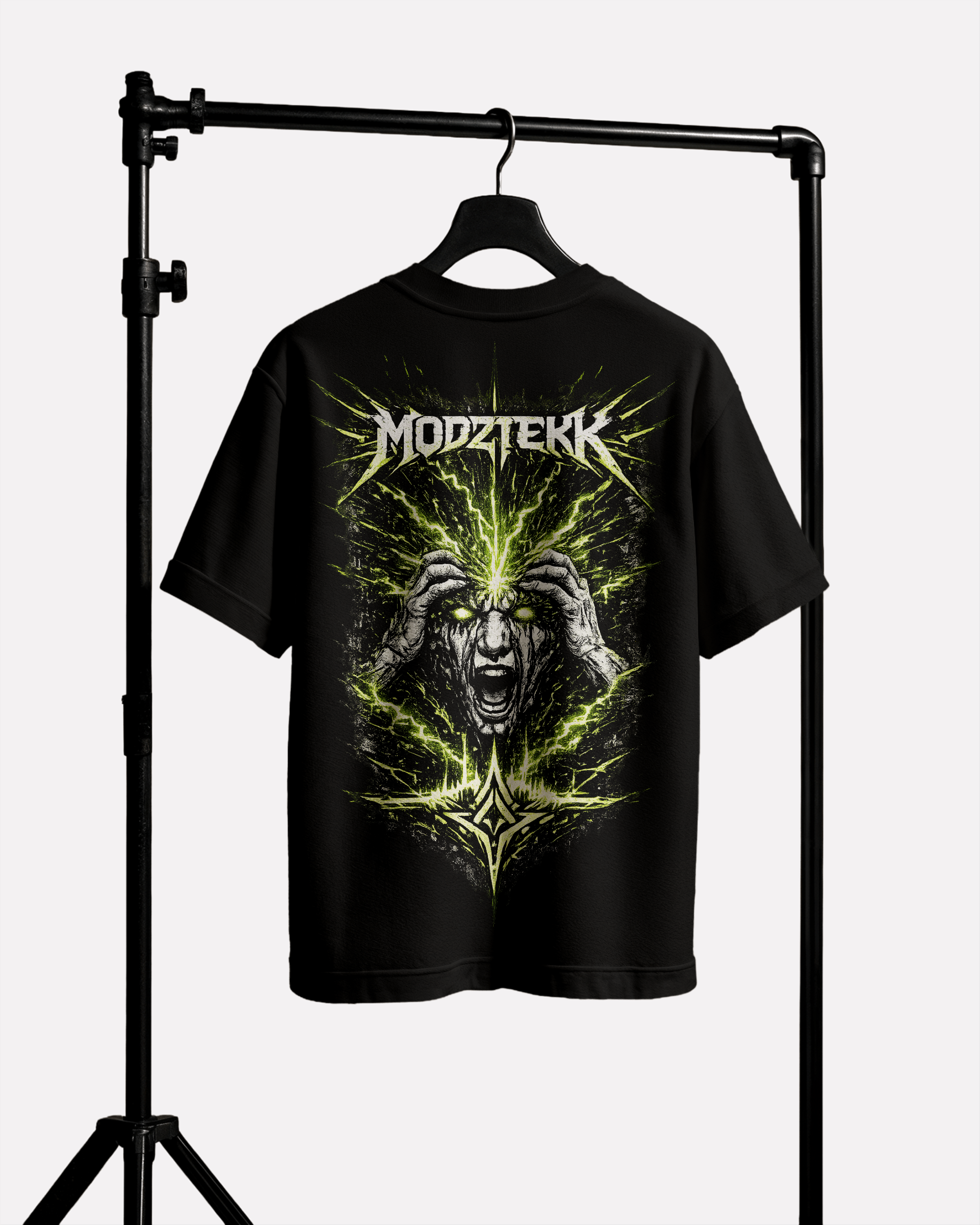 Modztekk x 0BPM – Neural Overdrive Oversize Tee