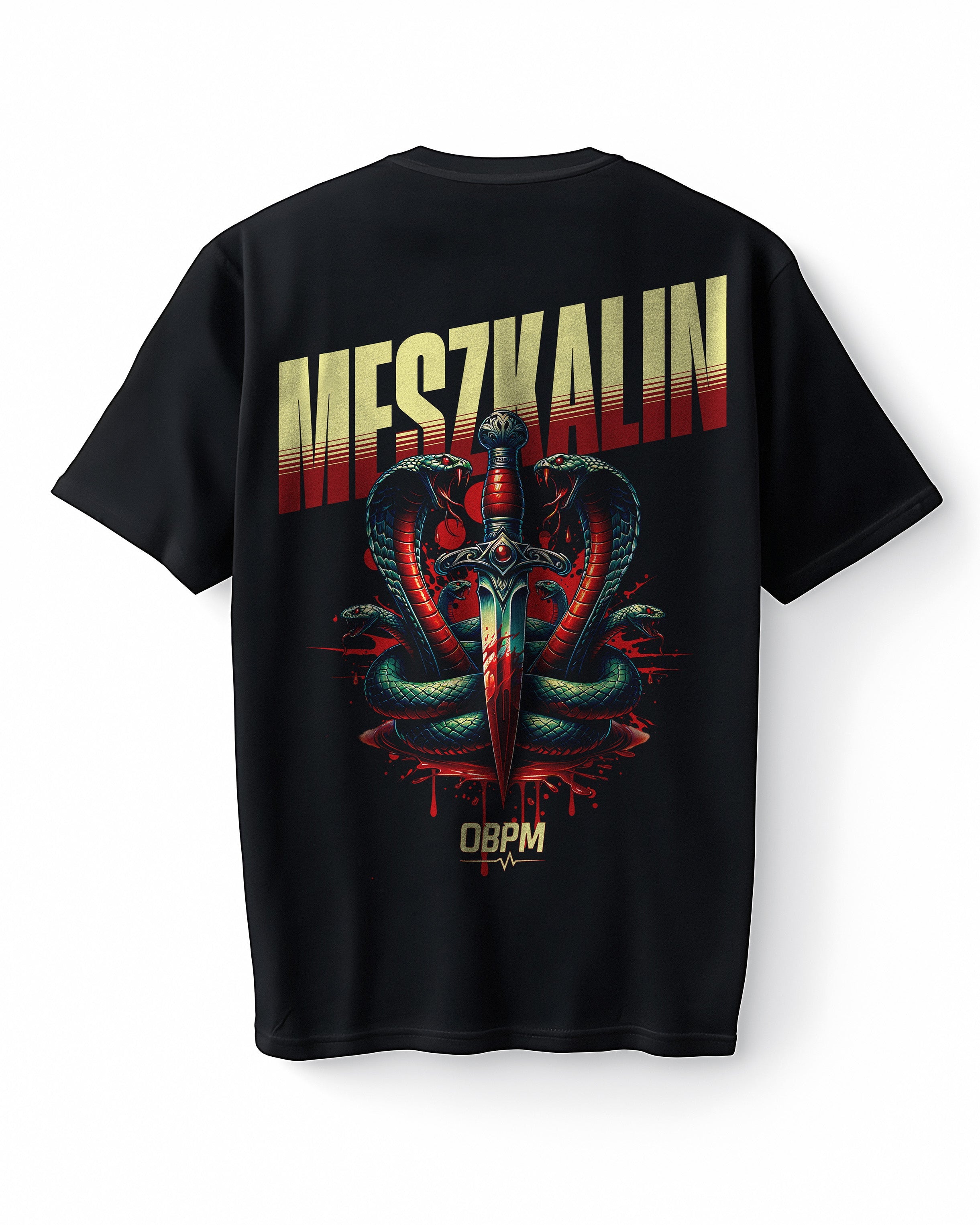 0BPM × MESZKALIN – Serpent Blade Oversize Tee