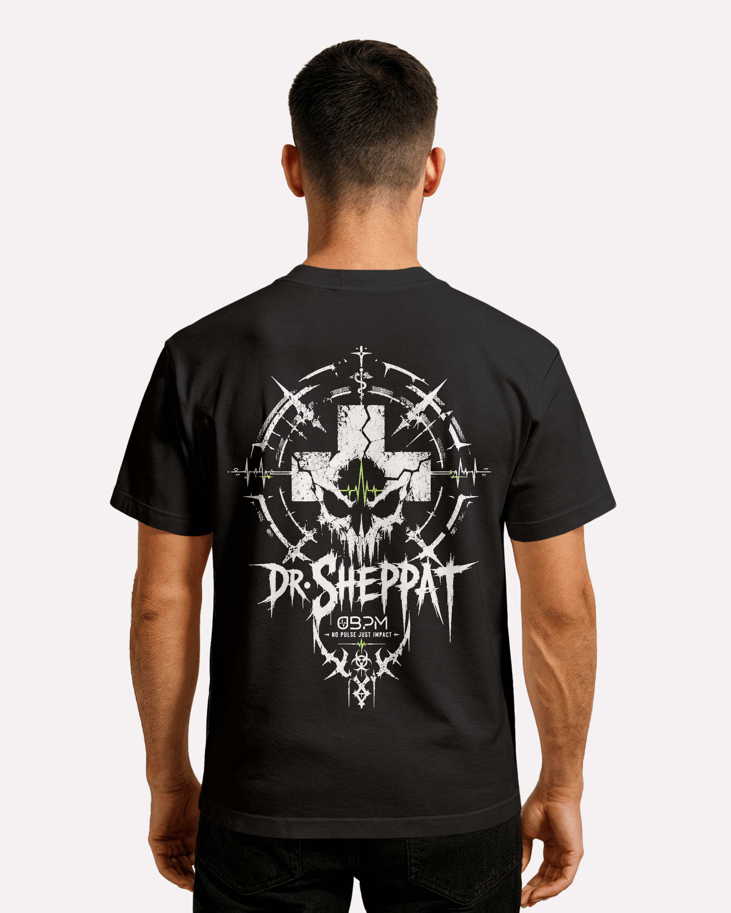 Dr. Sheppat x 0BPM – Rave Therapy Tee