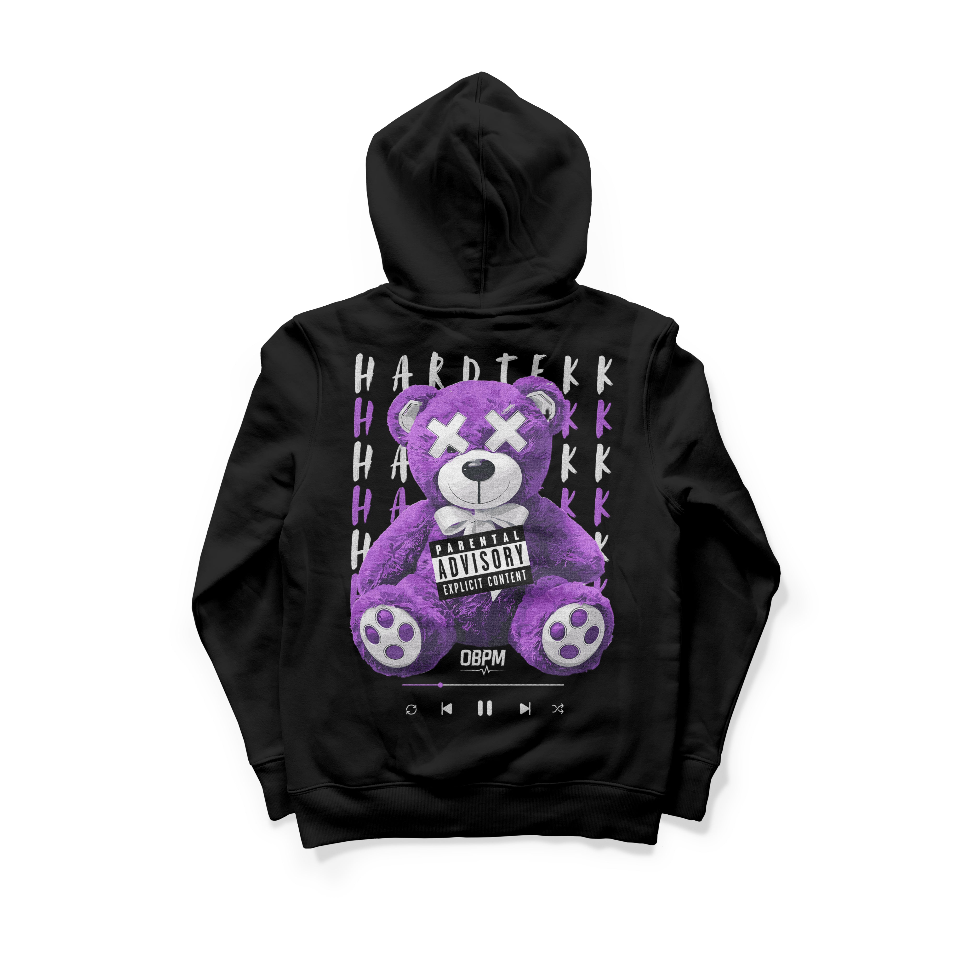 0BPM – HARDTEKK TEDDY Oversize Hoodie