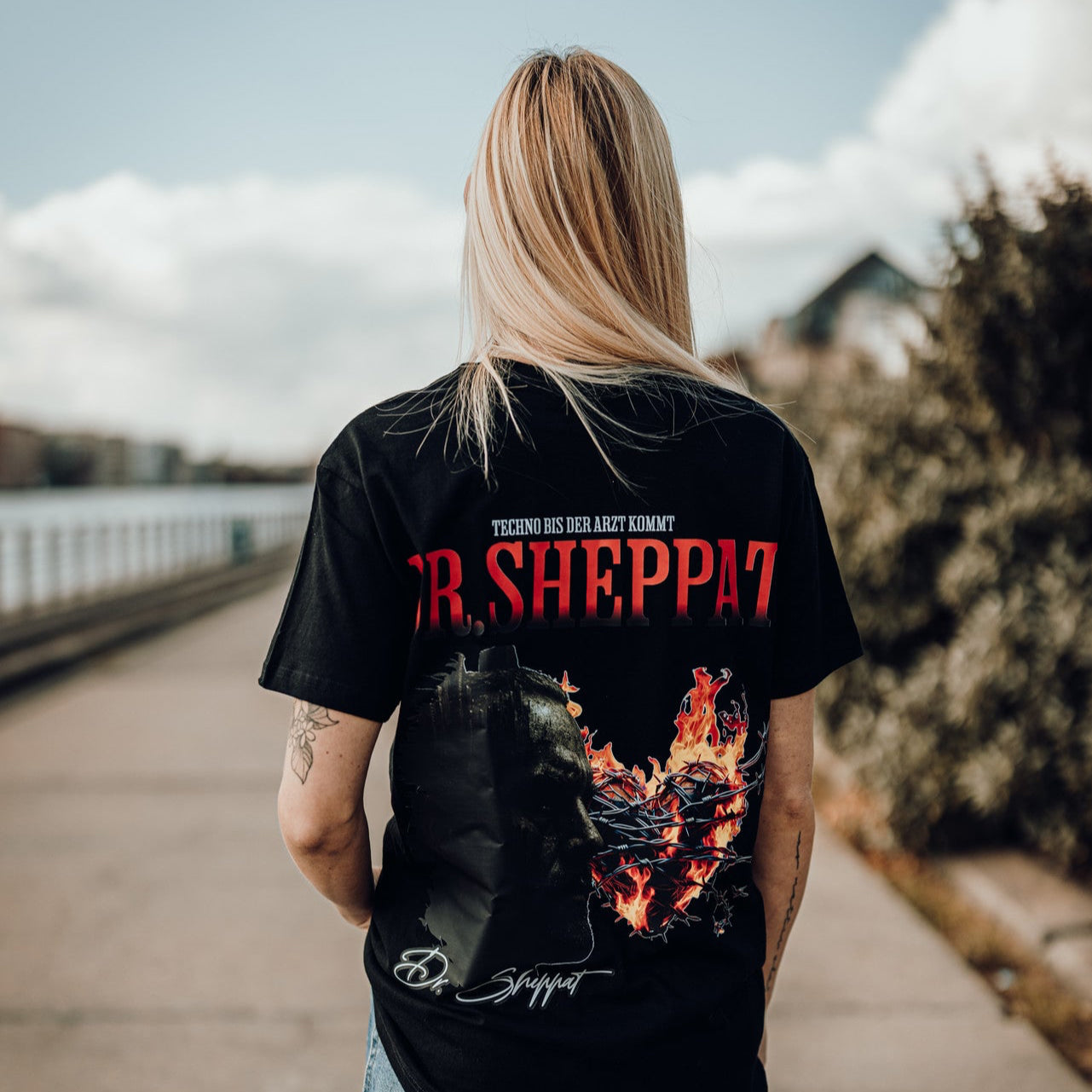 DR. SHEPPAT × 0BPM – Fire Therapy Tee