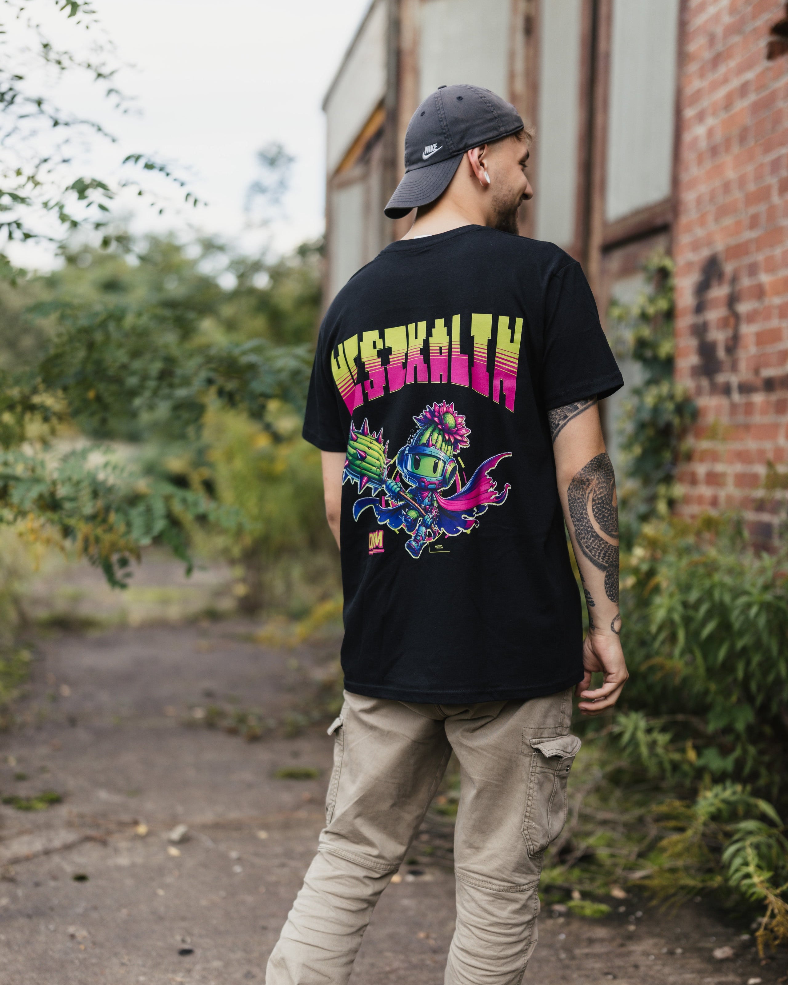 0BPM × MESZKALIN – Neon Cactus Tee