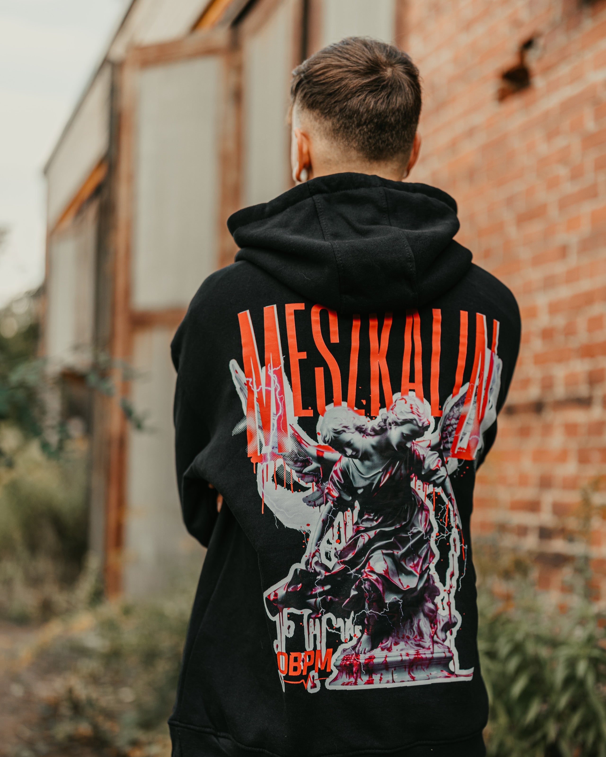 0BPM × MESZKALIN – Angel of Chaos Oversize Hoodie
