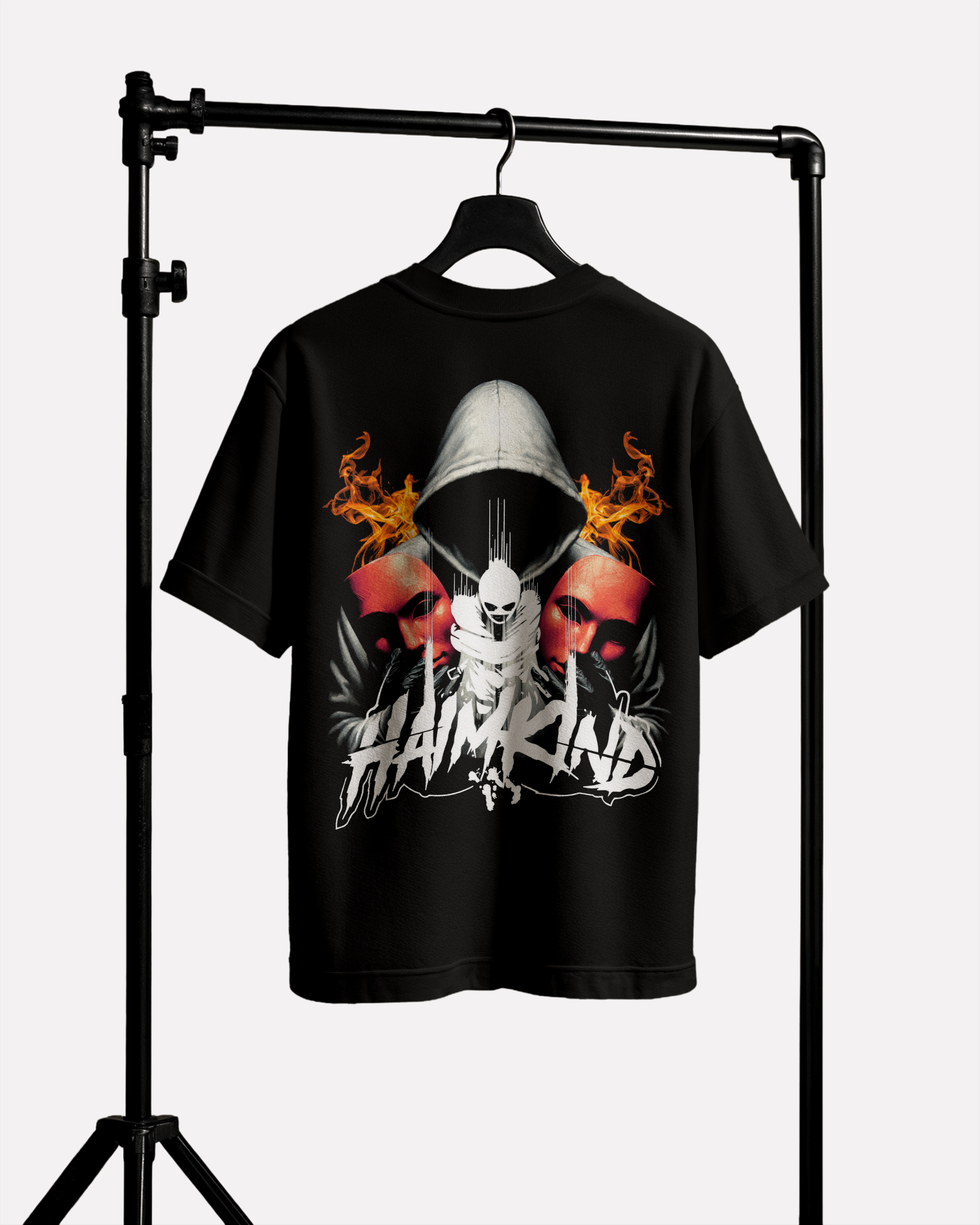 HAIMKIND x 0BPM - BURNING IDENTITY Oversize Tee