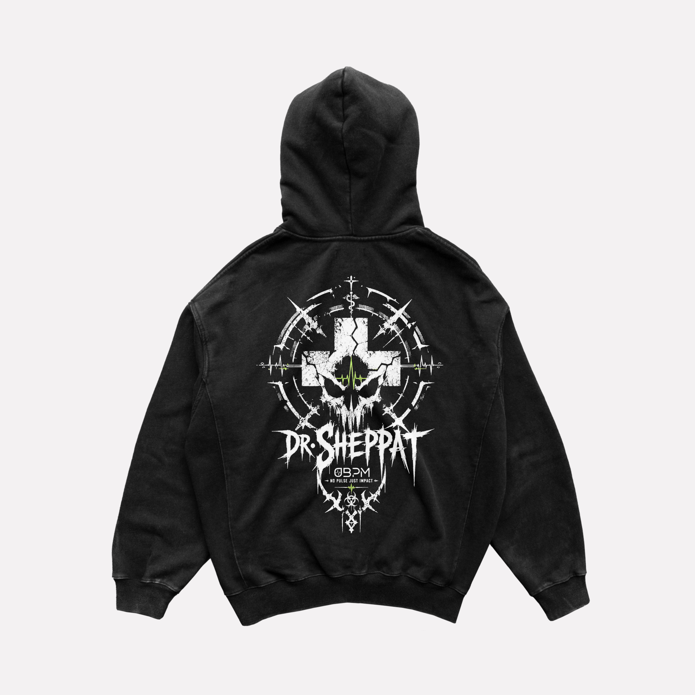 Dr. Sheppat x 0BPM – Rave Therapy ZIP Hoodie