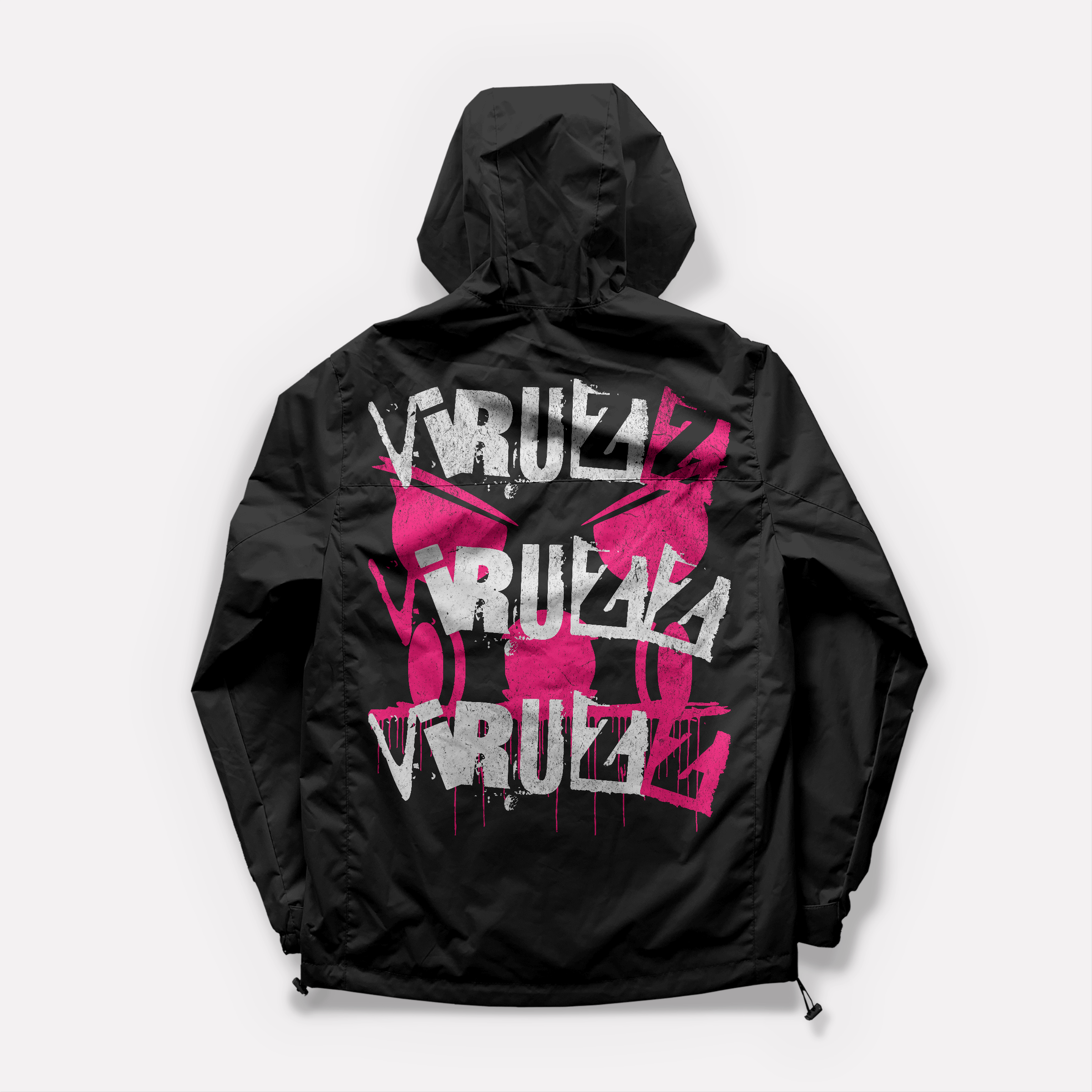 VIRUZZ × 0BPM – Rave Damage Softshell Jacke