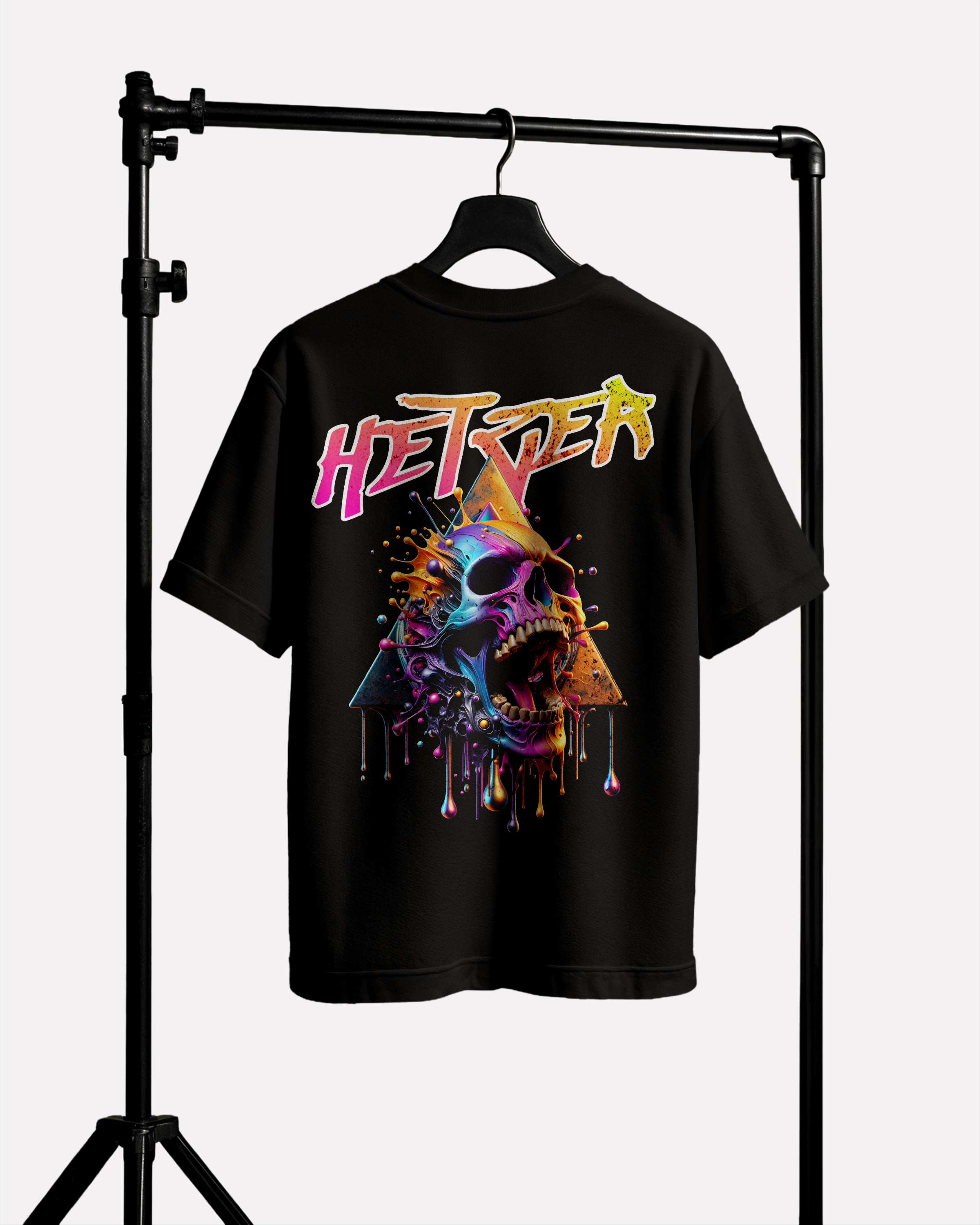 HETZER x 0BPM – Paintblast Oversize Tee