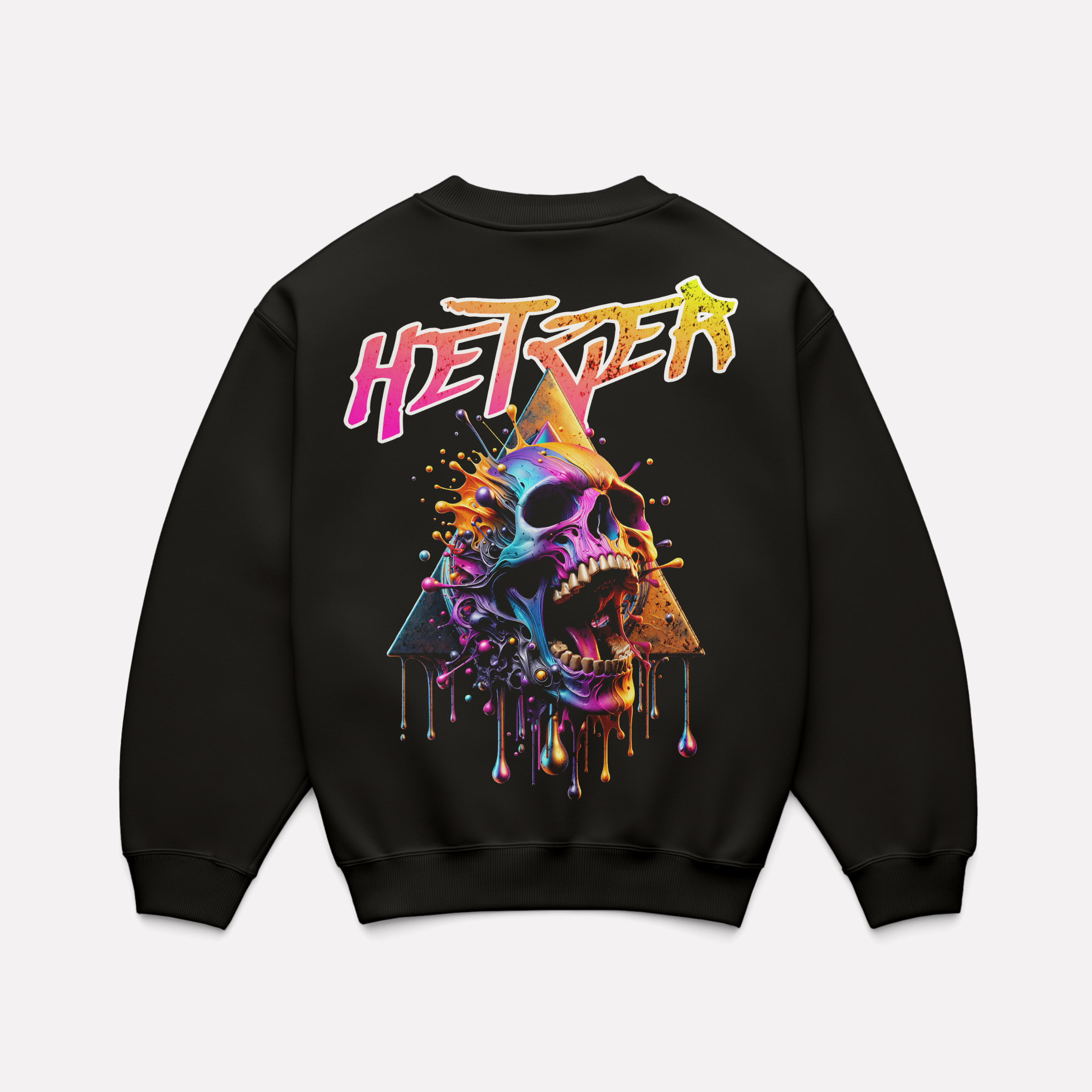 HETZER x 0BPM – Paintblast Crewneck