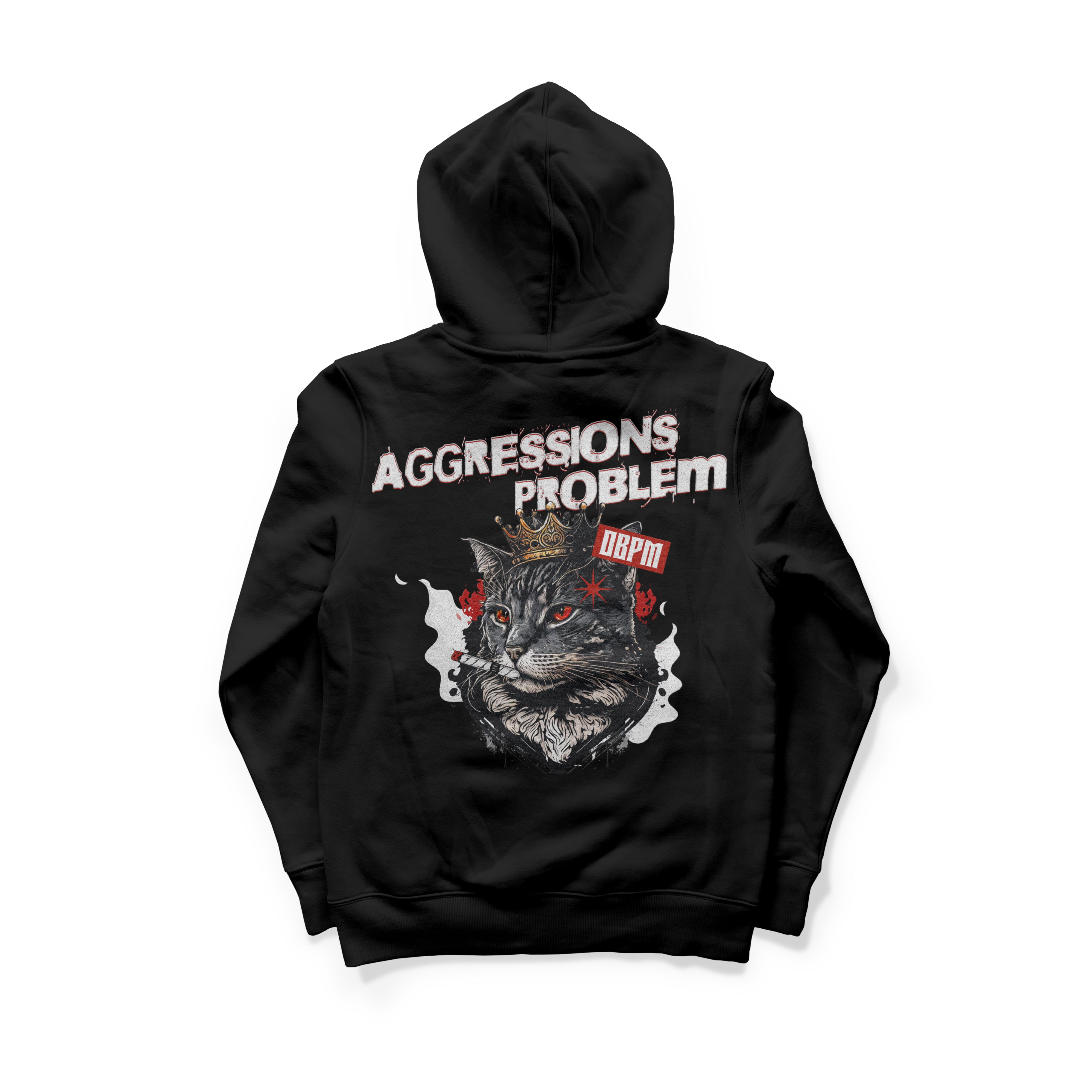 Aggressionsproblem x 0BPM – CATITUDE Oversize Hoodie