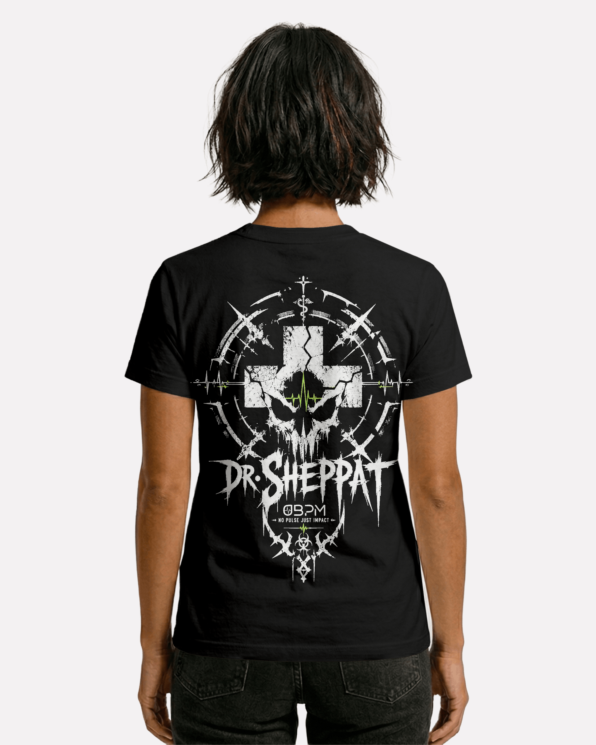 Dr. Sheppat x 0BPM – Rave Therapy Women Tee