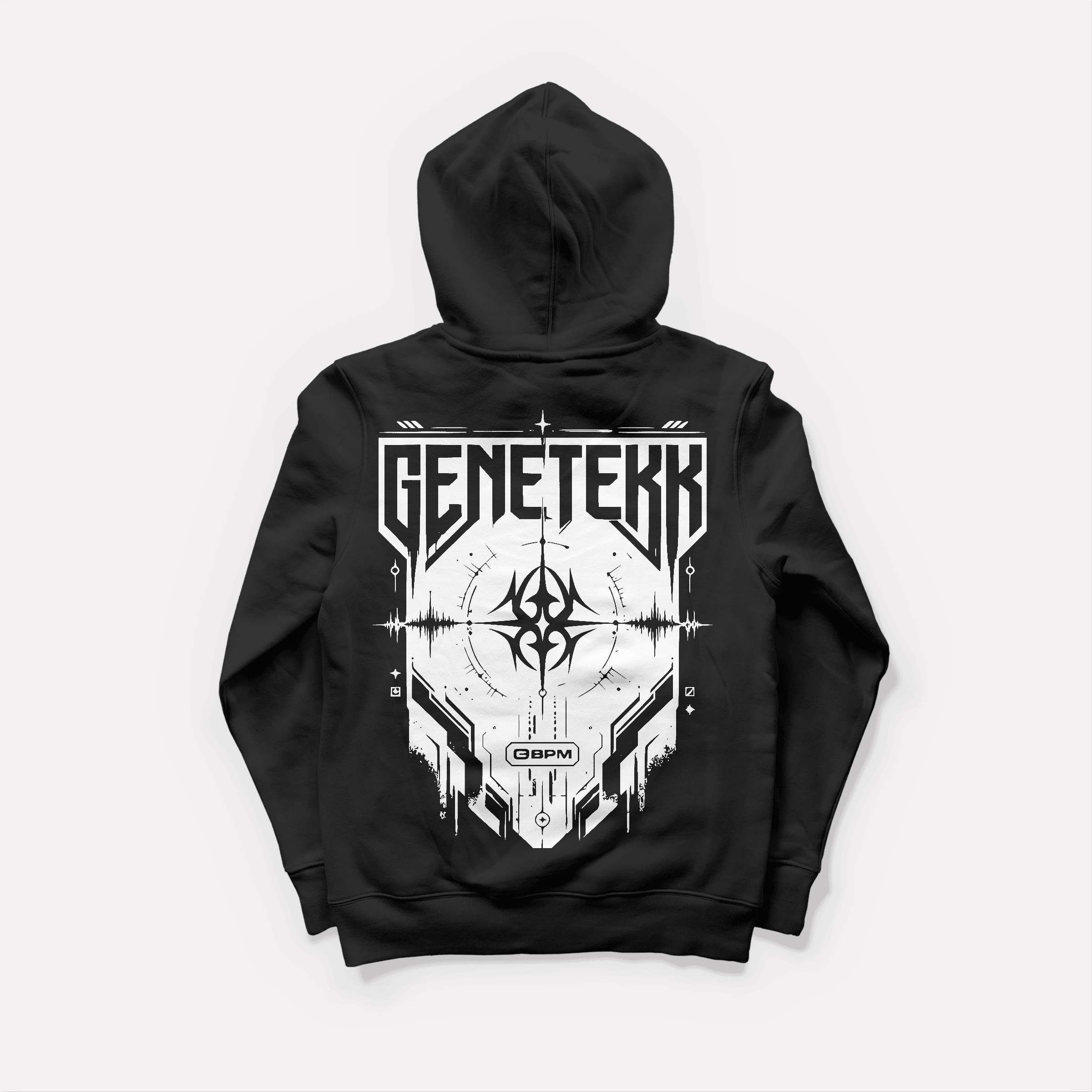 GENETEKK x 0BPM – Signal Core Oversize Hoodie