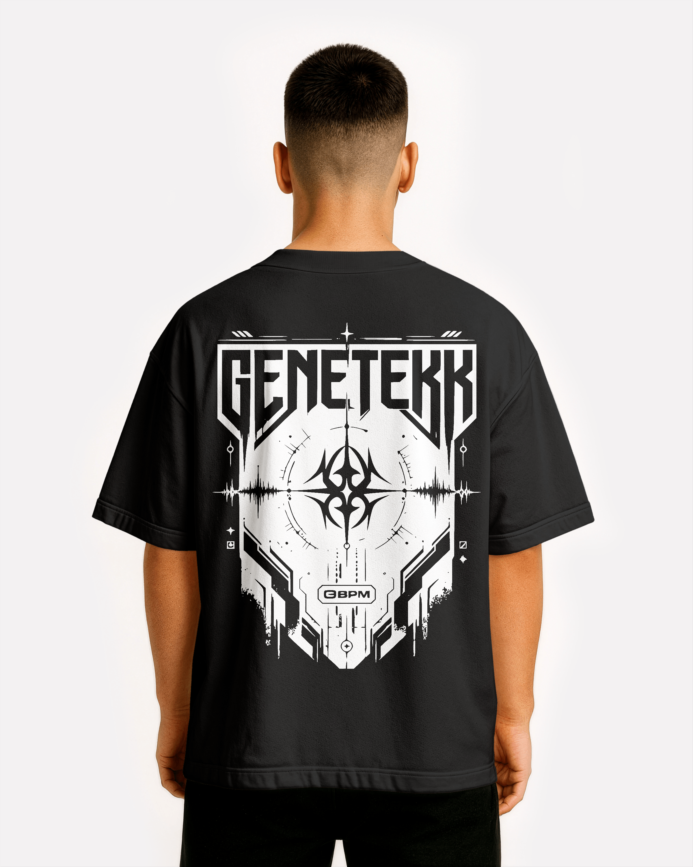 GENETEKK x 0BPM – Signal Core Oversize Tee