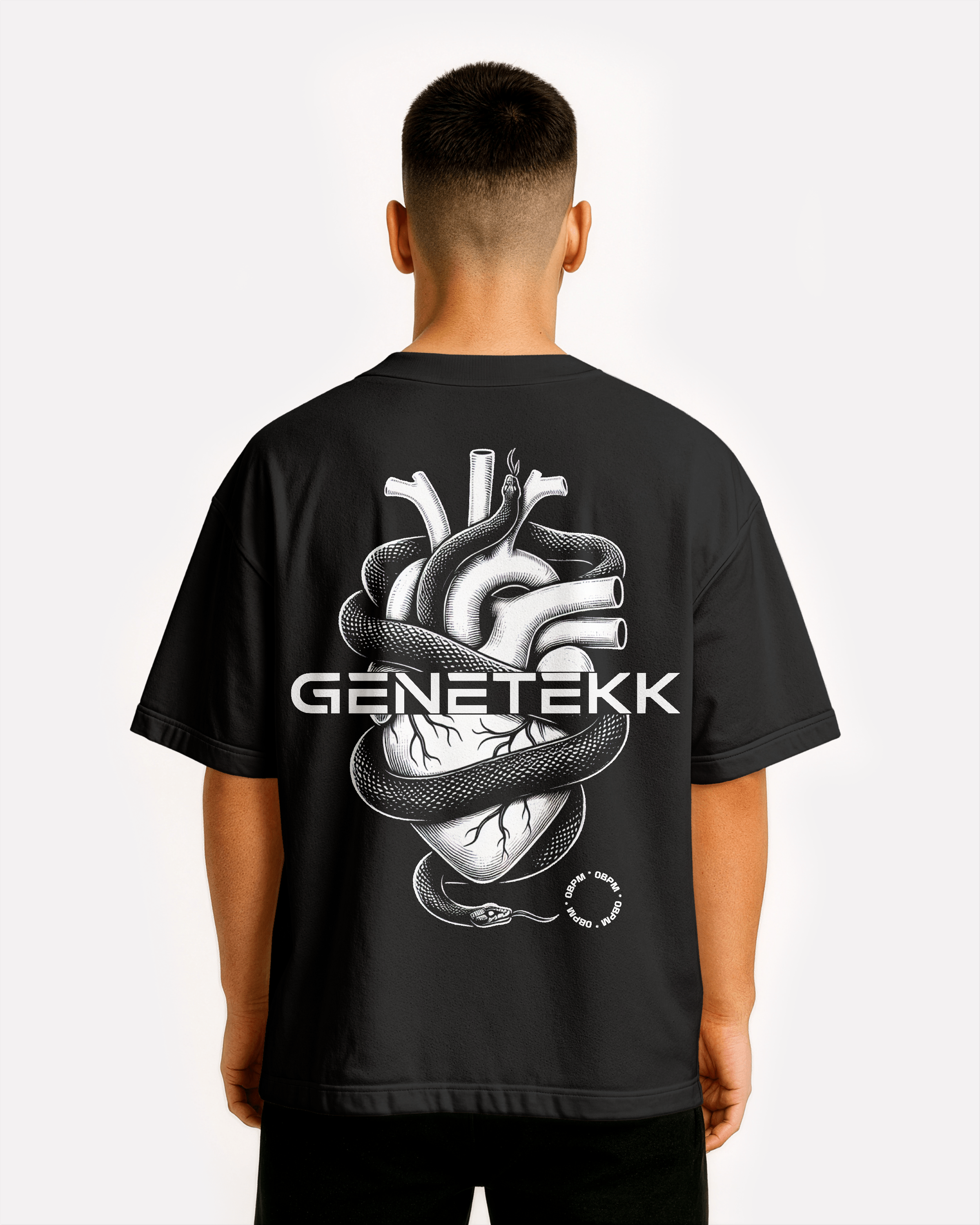 GENETEKK x 0BPM – Heart of Venom Oversize Tee