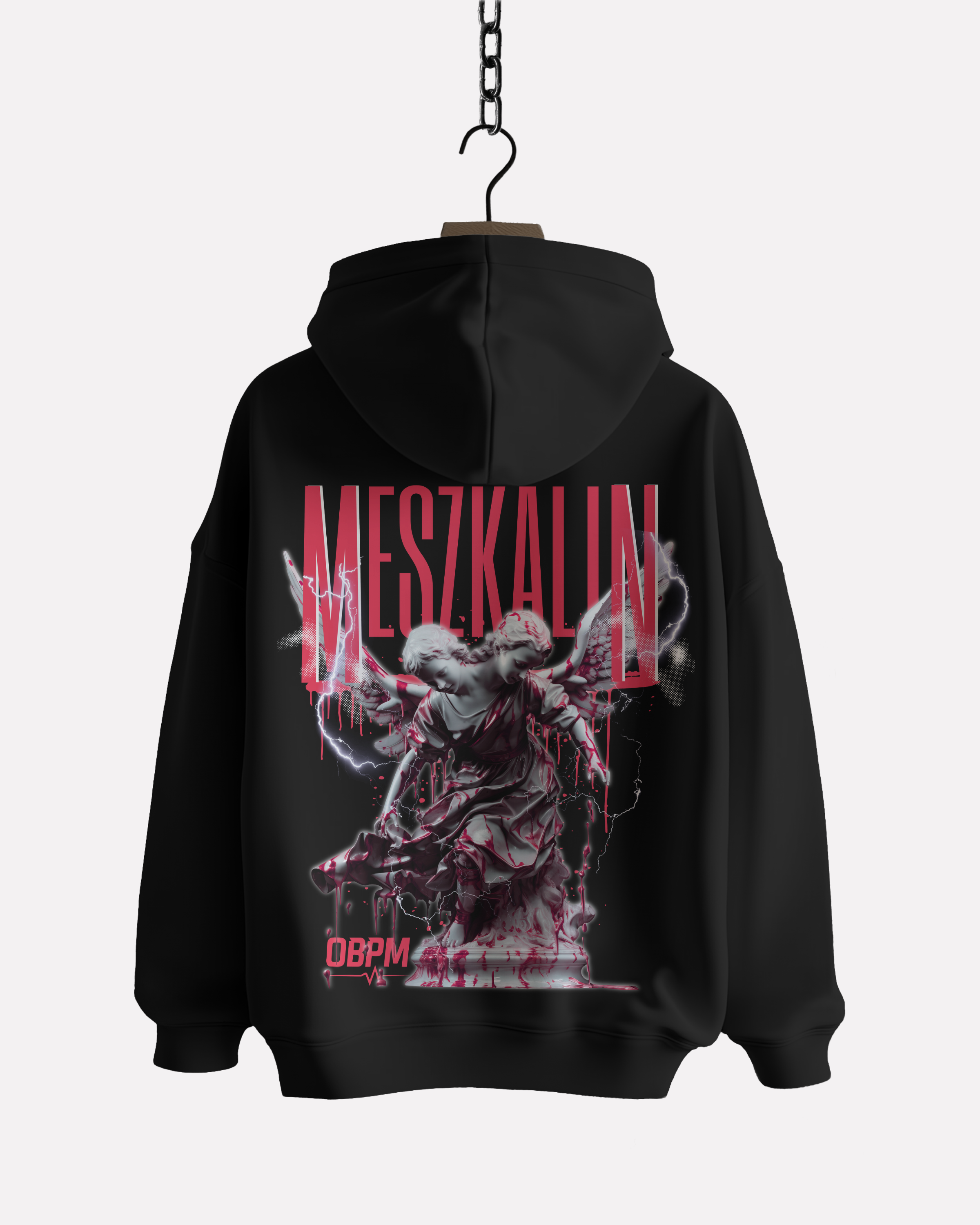 0BPM × MESZKALIN – Angel of Chaos Oversize Hoodie
