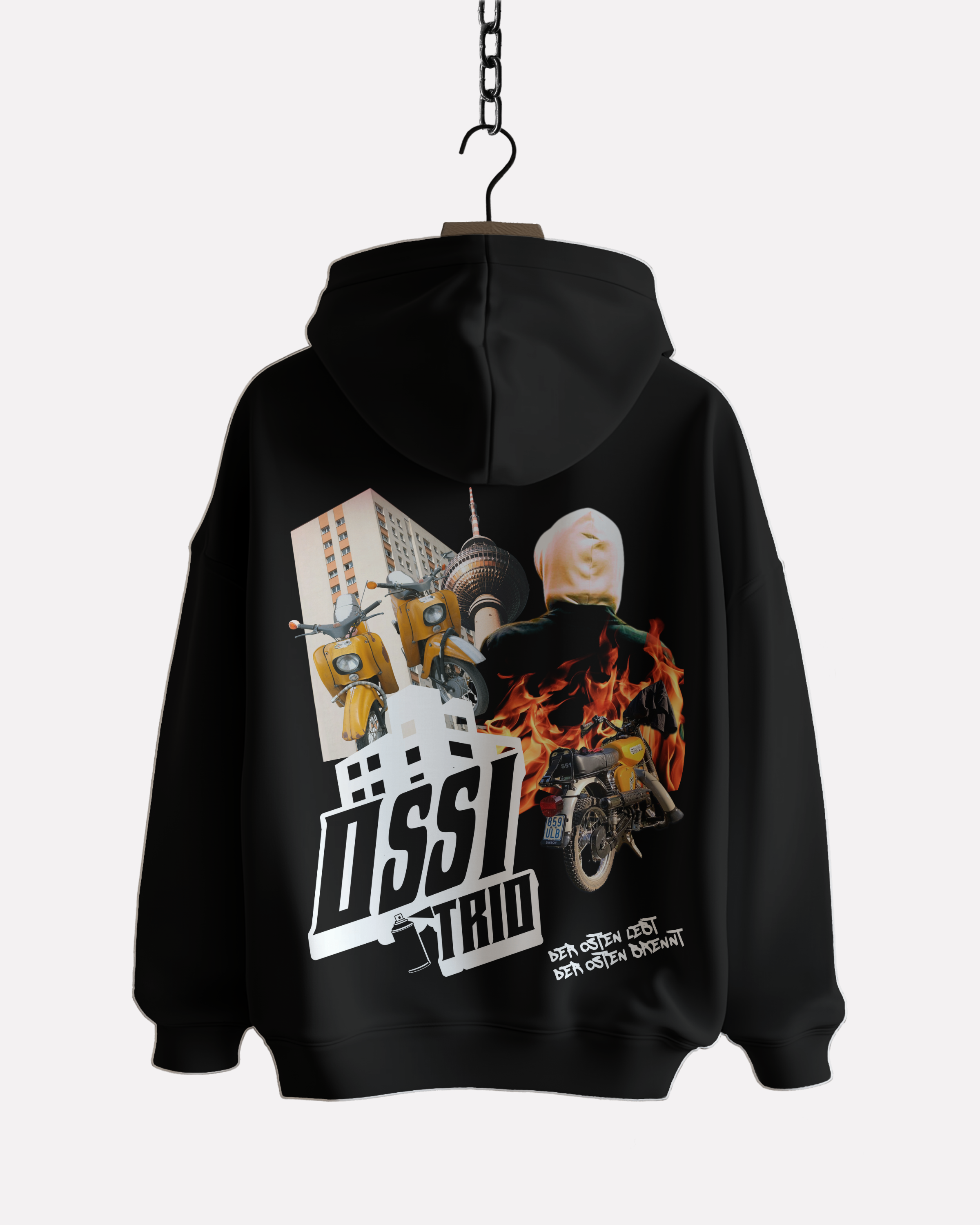 OSSITRIO × 0BPM Oversize Hoodie