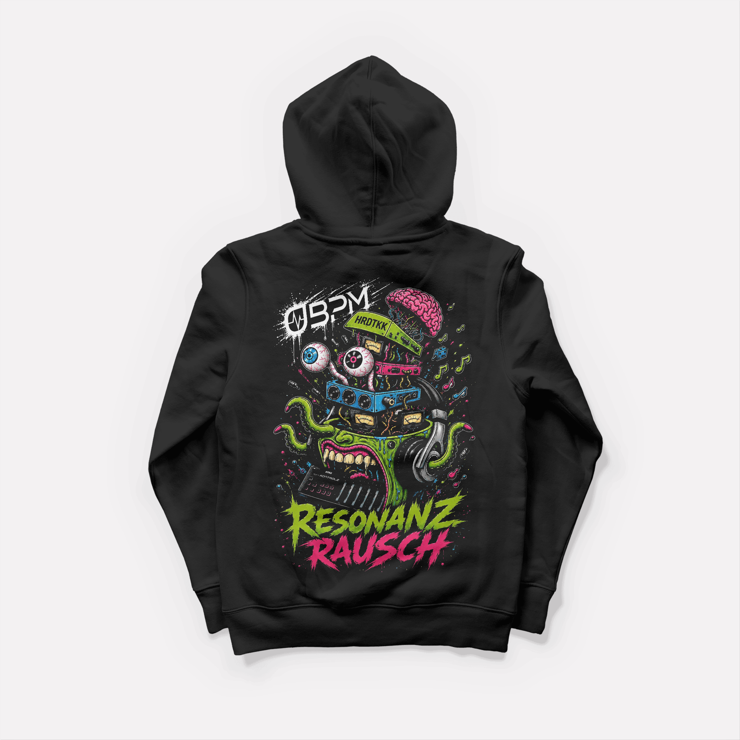 0BPM x Resonanzrausch – Brainwash Edition Oversize Hoodie
