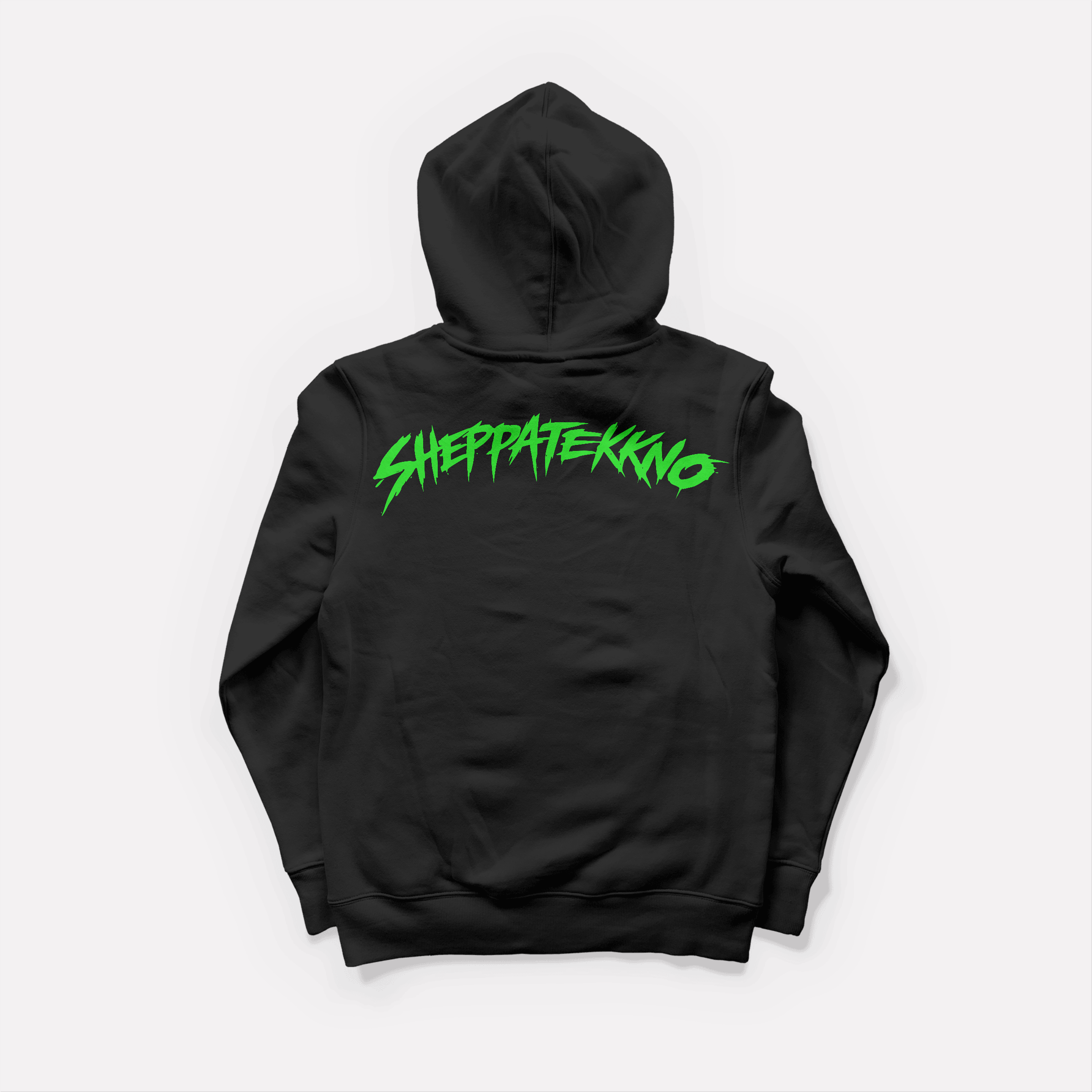 DR. SHEPPAT × 0BPM – Toxic Green Edition Oversize Hoodie