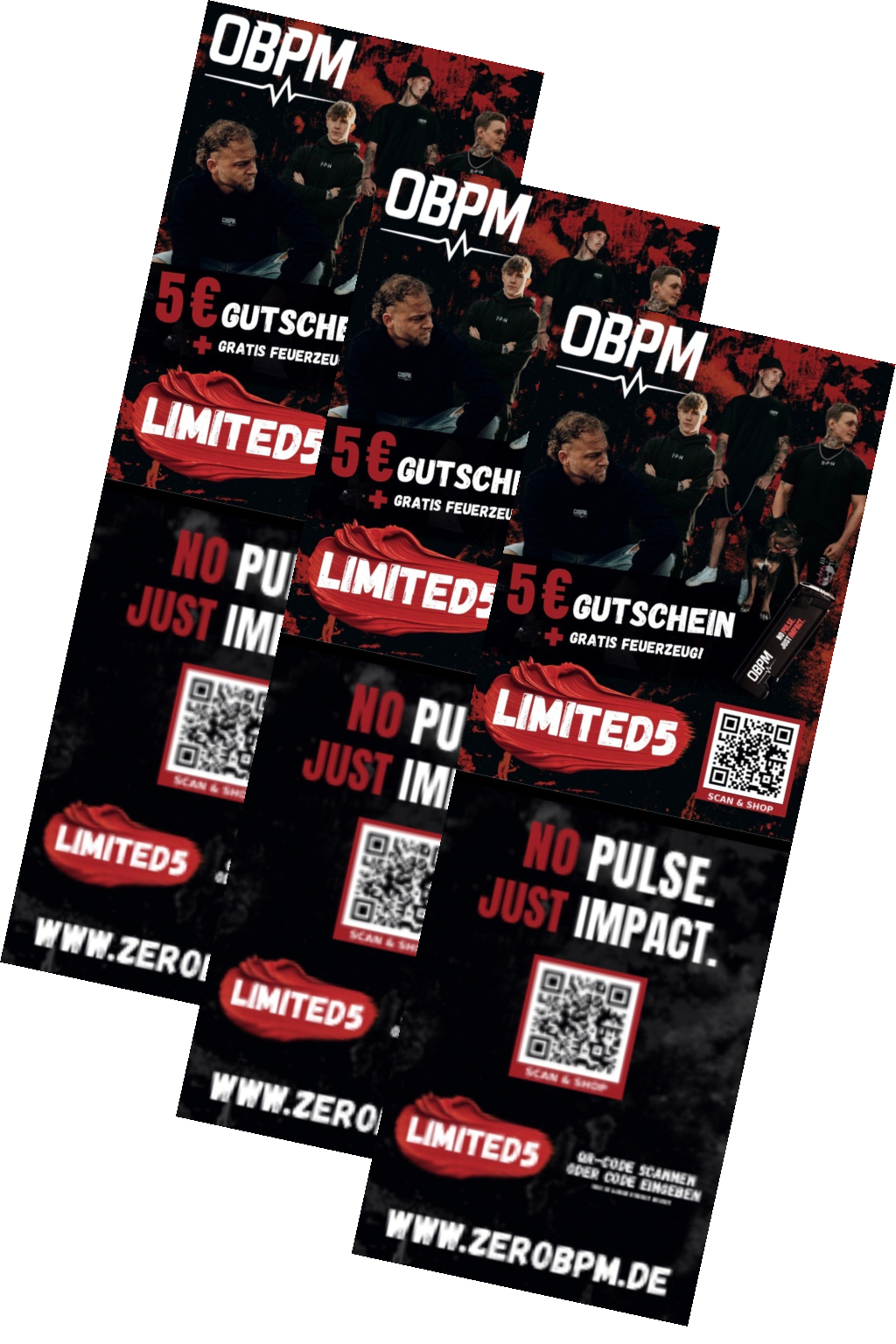 Flyer 5€ Gutschein (25er Paket)