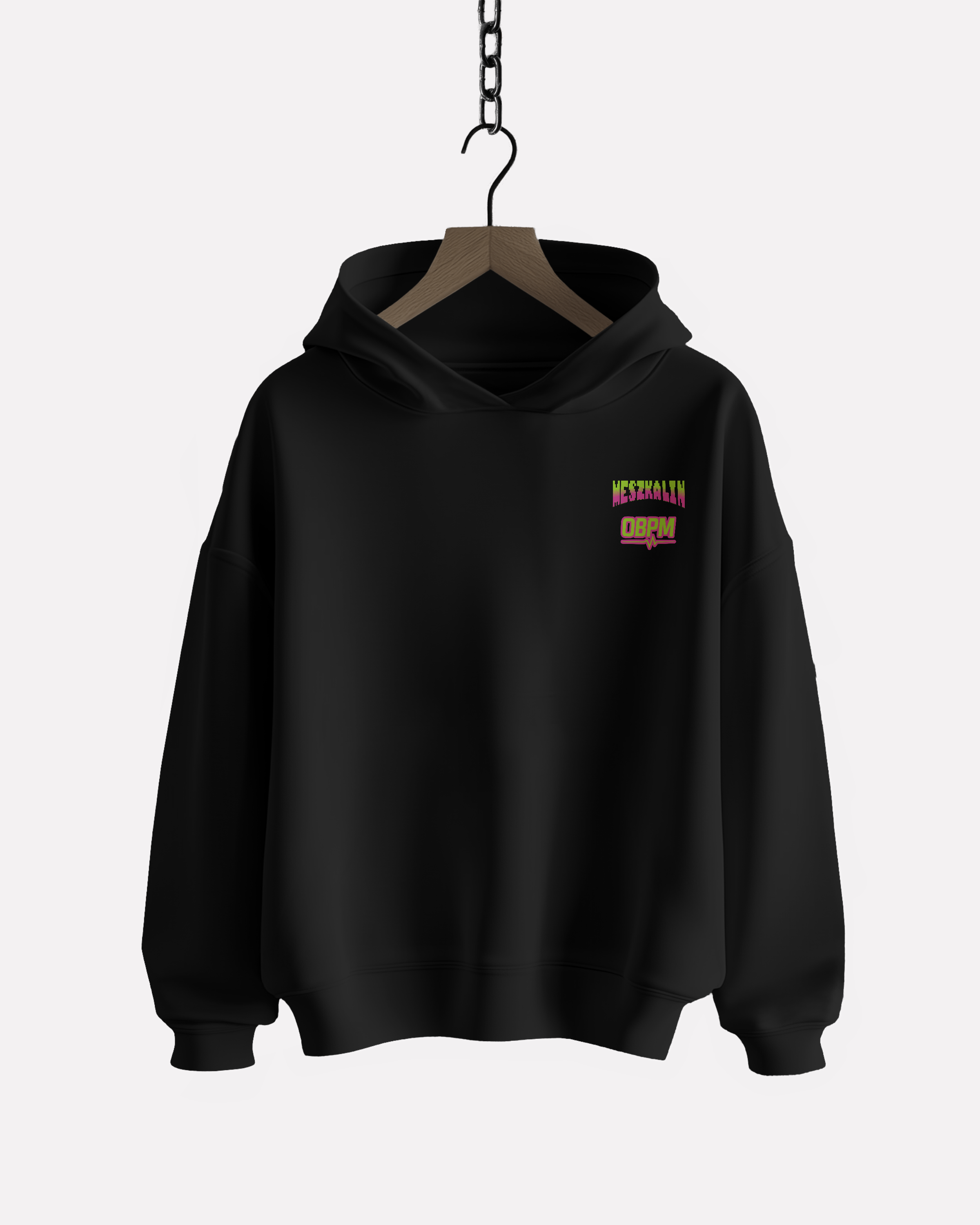 0BPM × MESZKALIN – Neon Cactus Oversize Hoodie