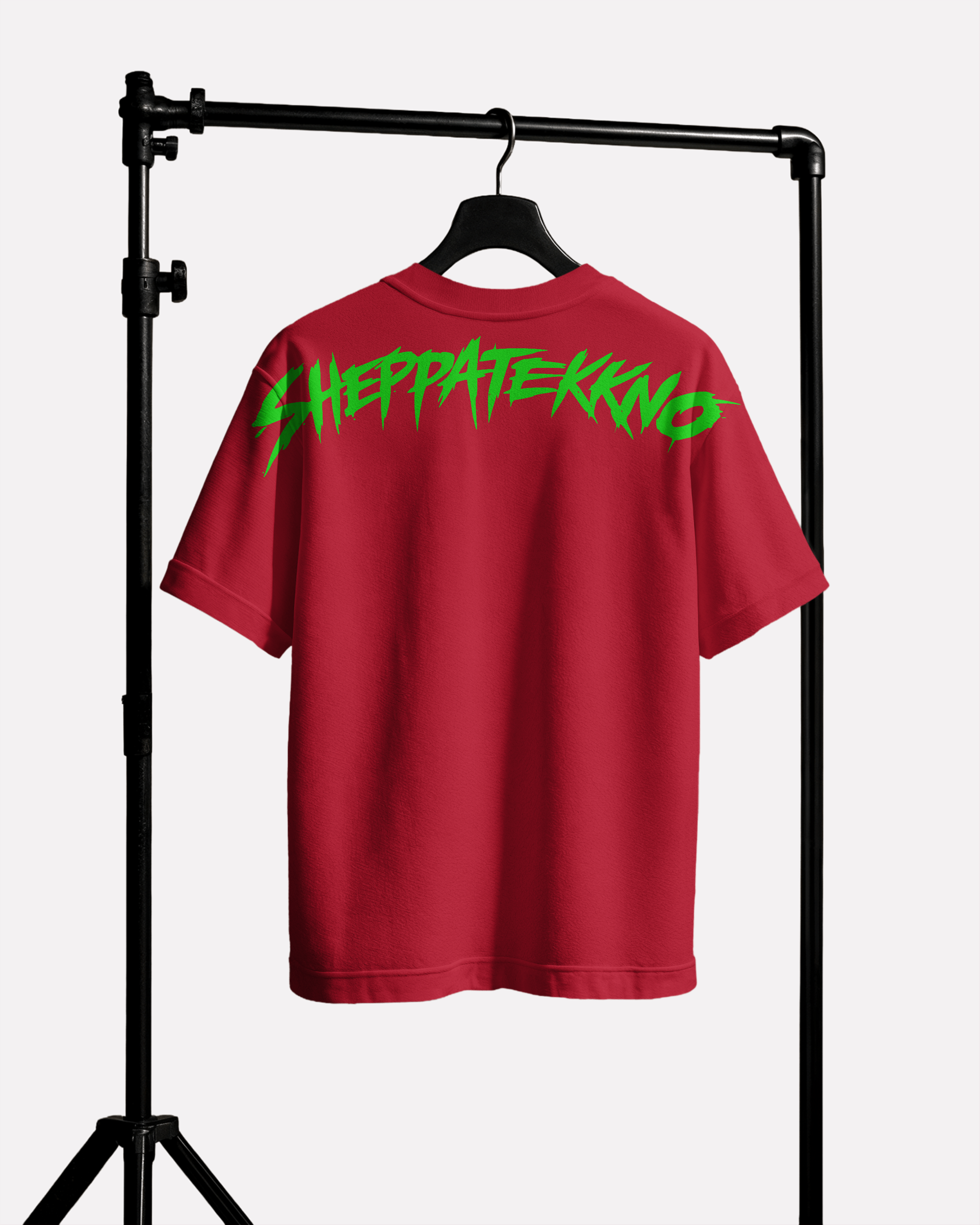 DR. SHEPPAT × 0BPM – Toxic Green Edition Oversize Tee