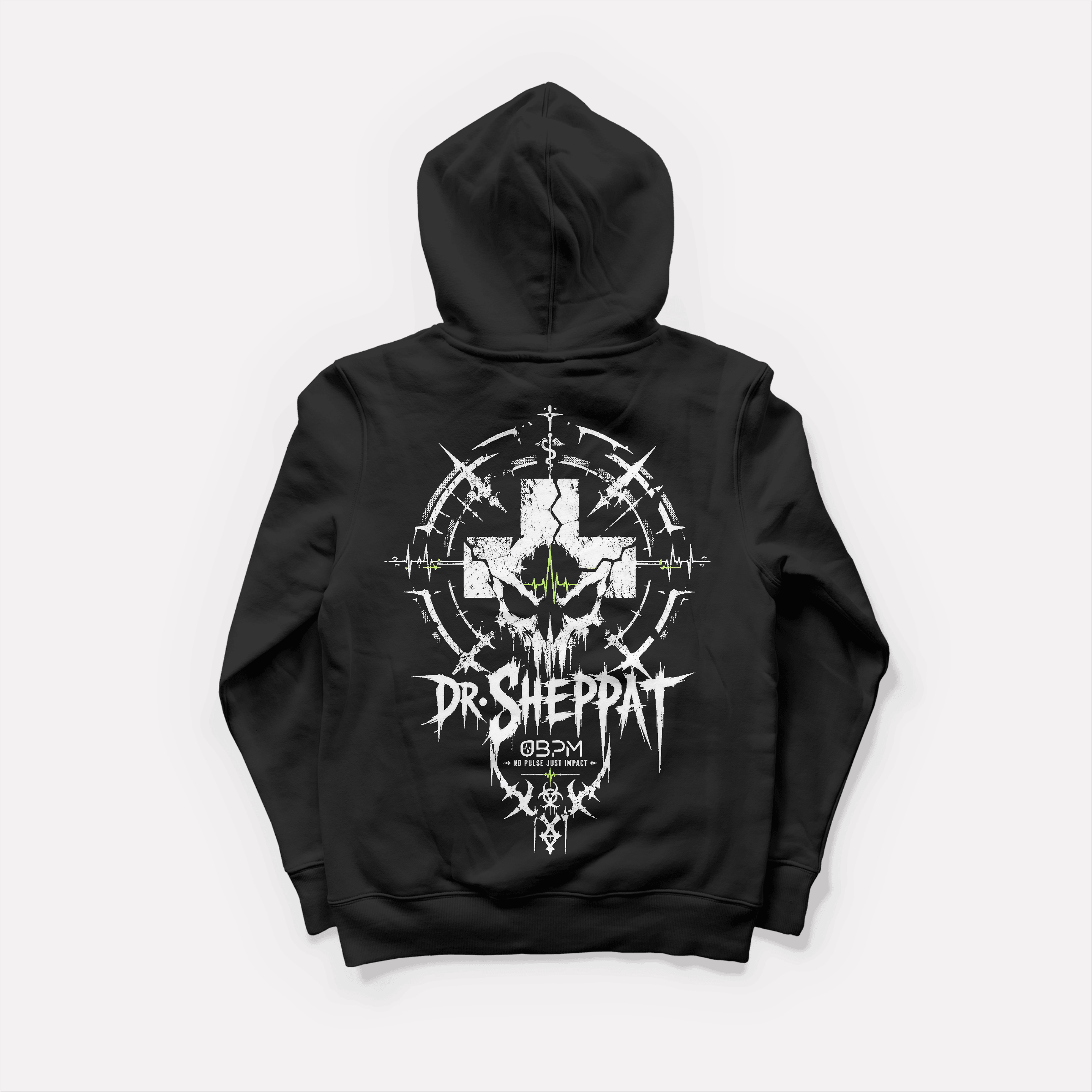 Dr. Sheppat x 0BPM – Rave Therapy Oversize Hoodie