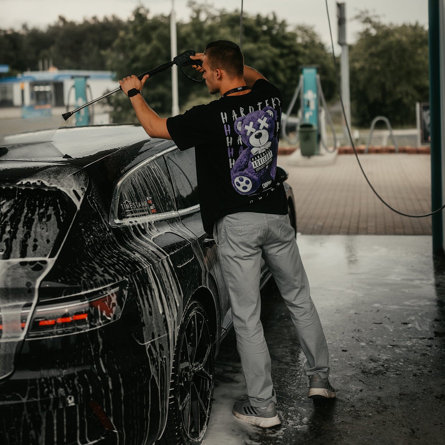 0BPM – HARDTEKK TEDDY Oversize Tee