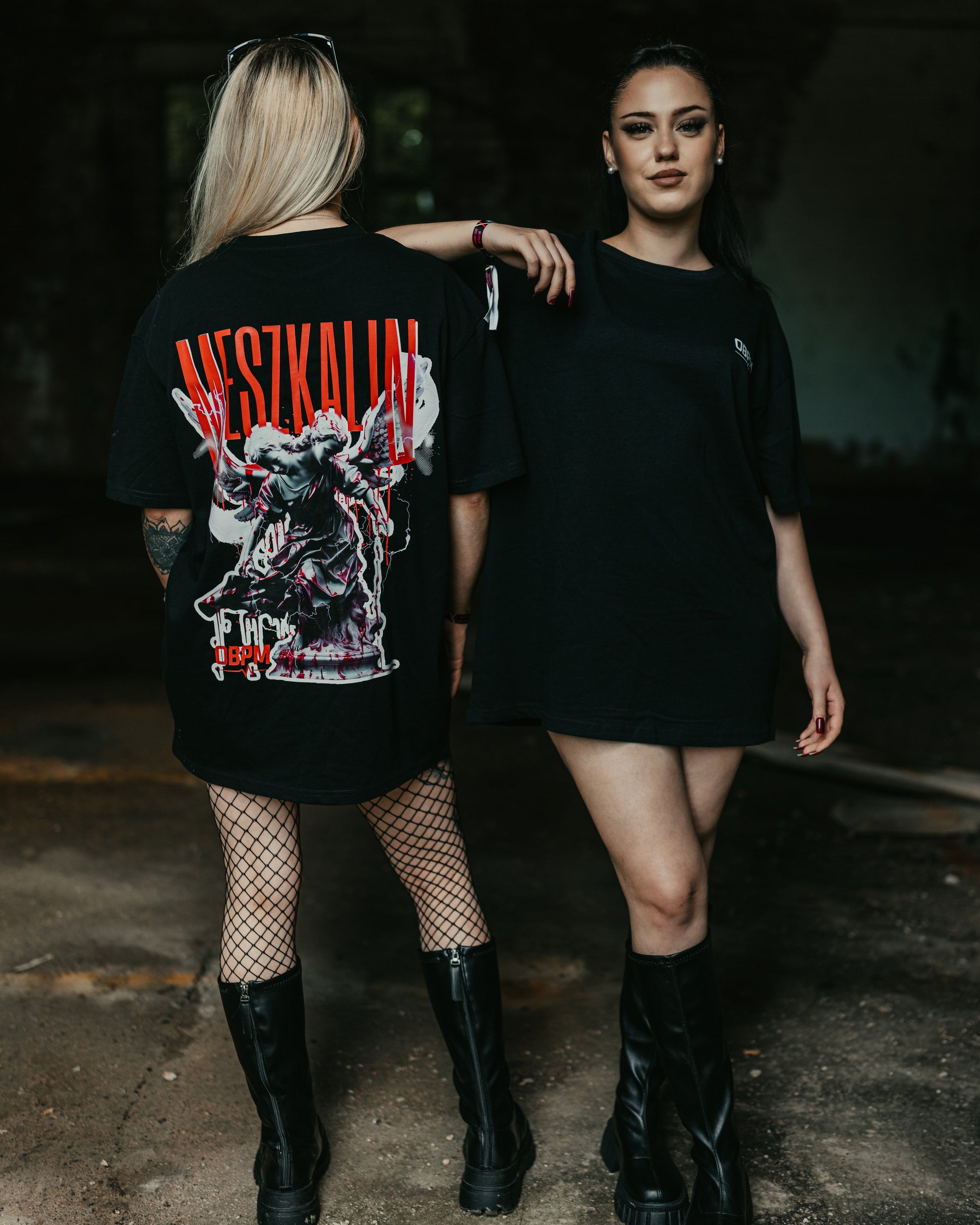 0BPM × MESZKALIN – Angel of Chaos Oversize Tee