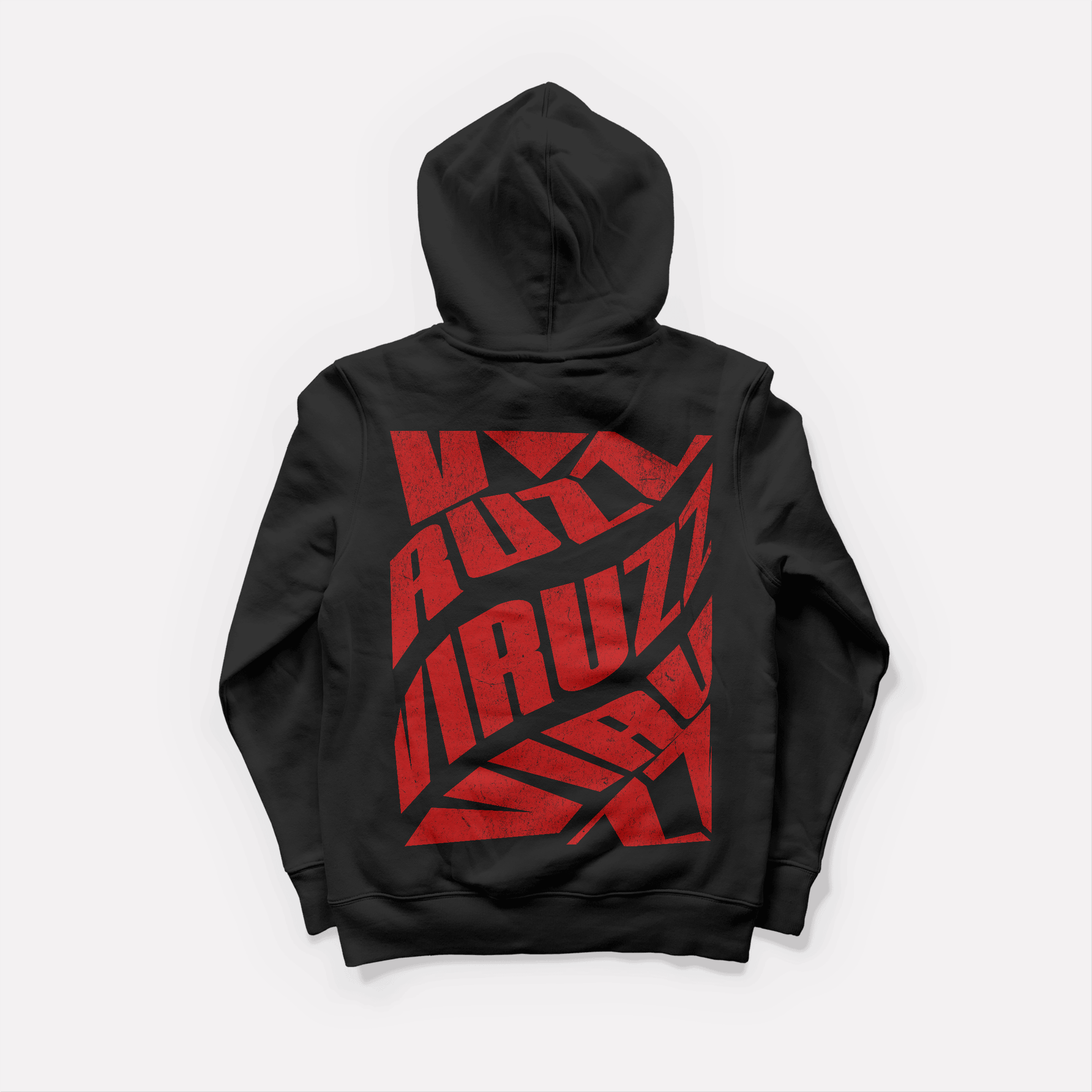 VIRUZZ × 0BPM – Code Red Oversize Hoodie