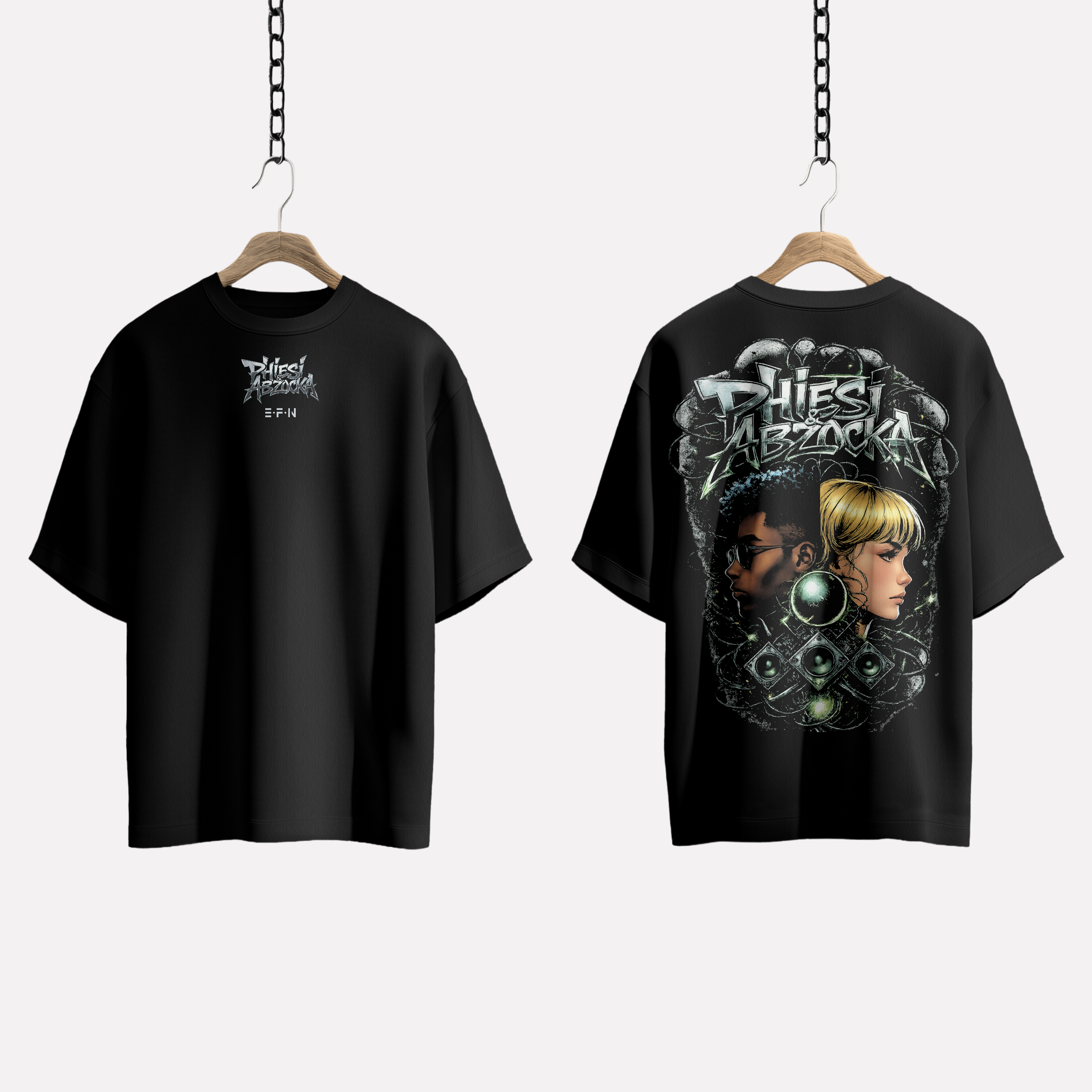 Phiesi & Abzocka × 0BPM – Dual Frequency Tee