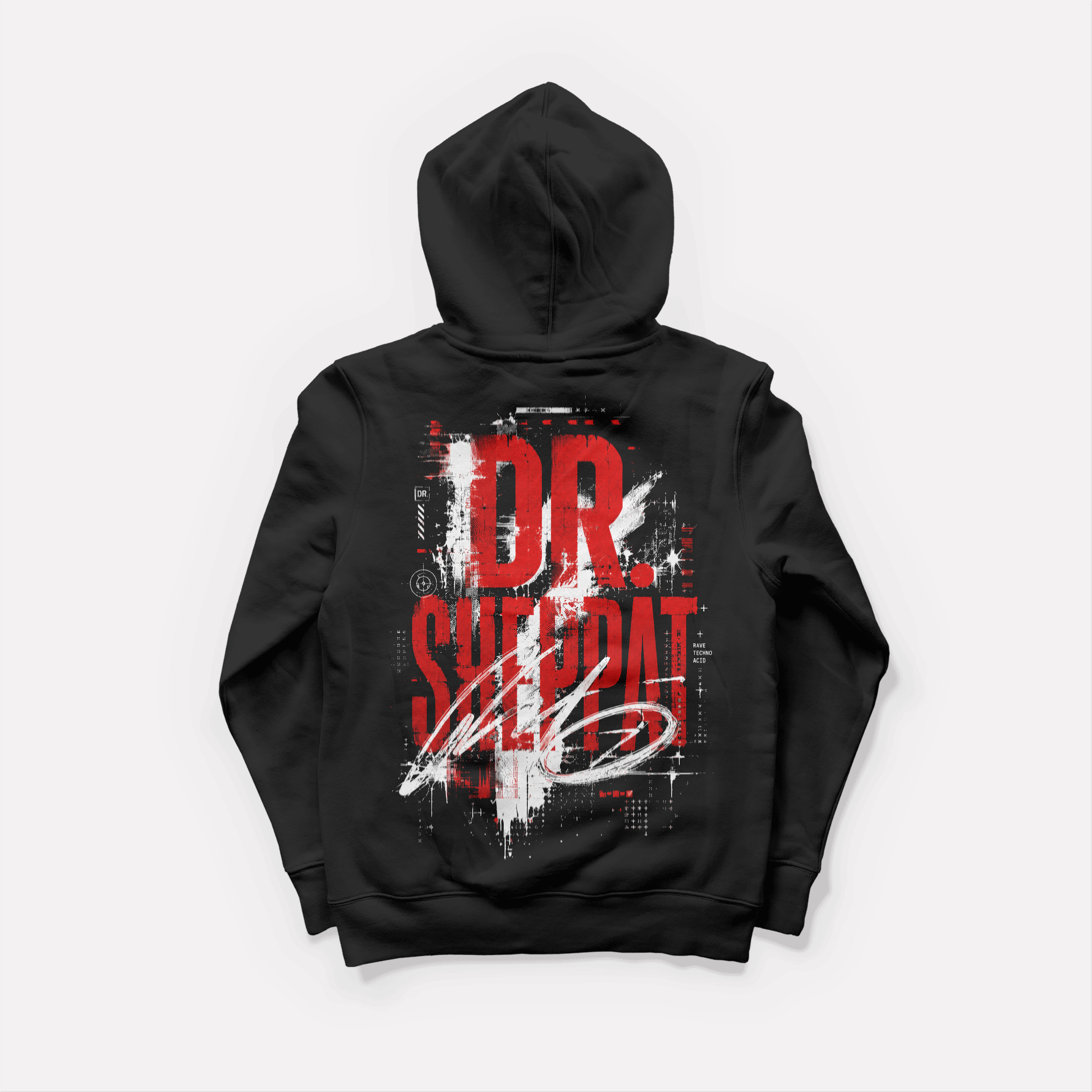 DR. SHEPPAT X 0BPM – REDLINE SIGNATURE Oversize Hoodie