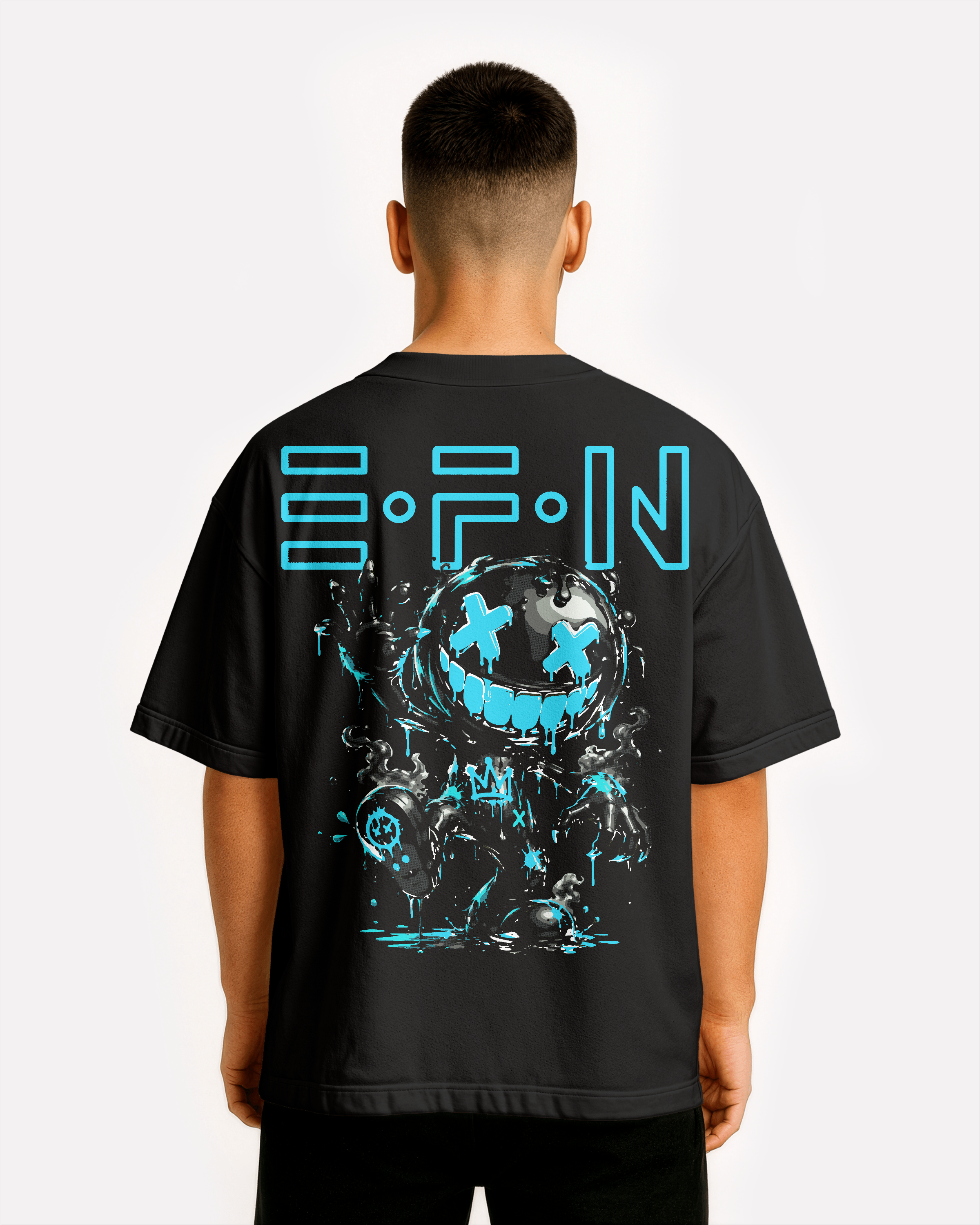 EFN × 0BPM – Limited Edition BLUE Oversize Tee