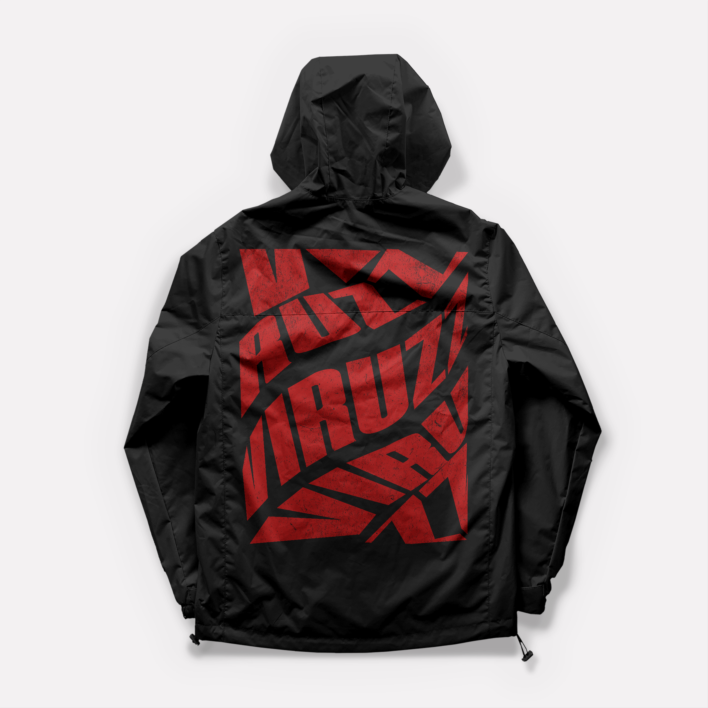 VIRUZZ × 0BPM – Code Red Softshell Jacke