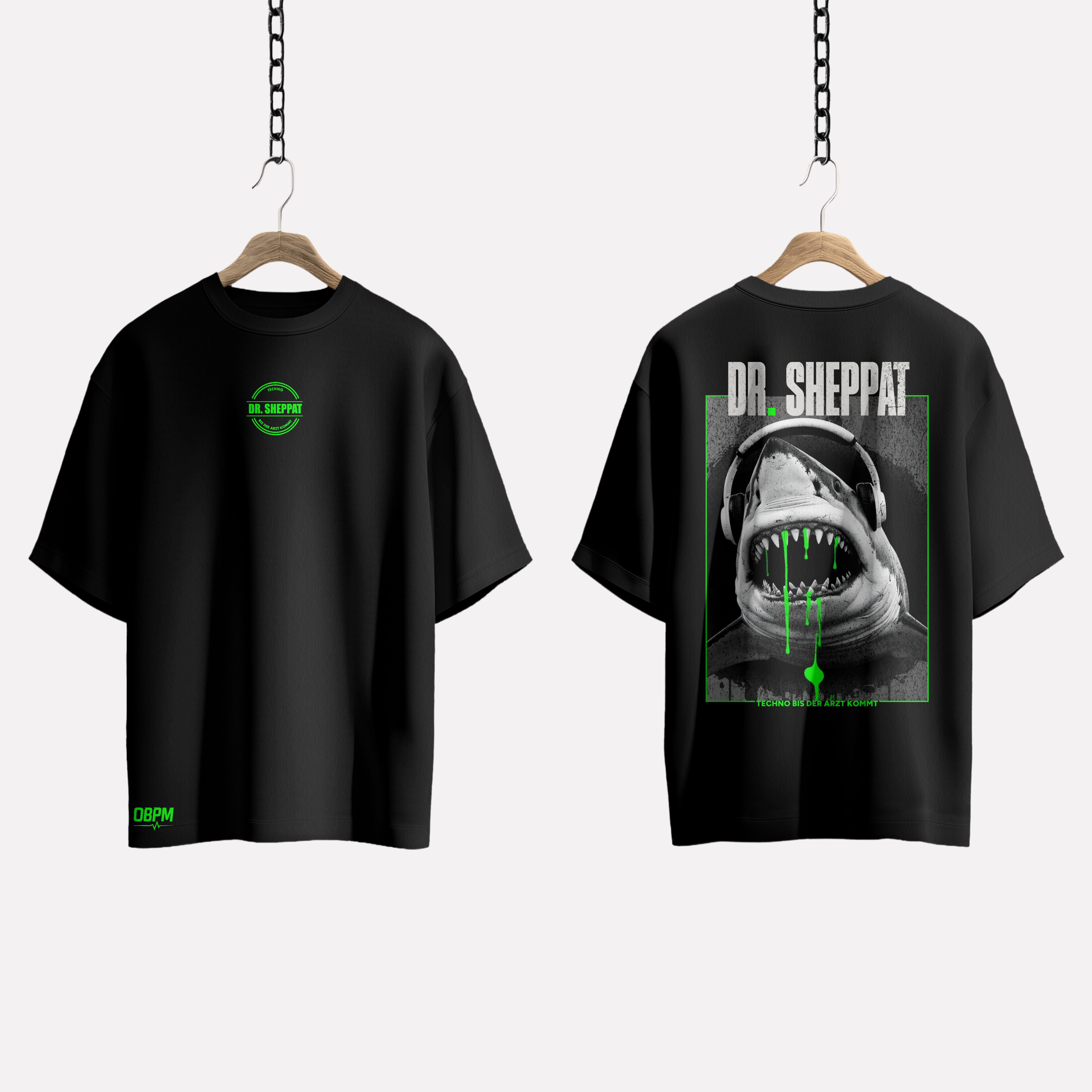 DR. SHEPPAT × 0BPM – Shark Mode Tee