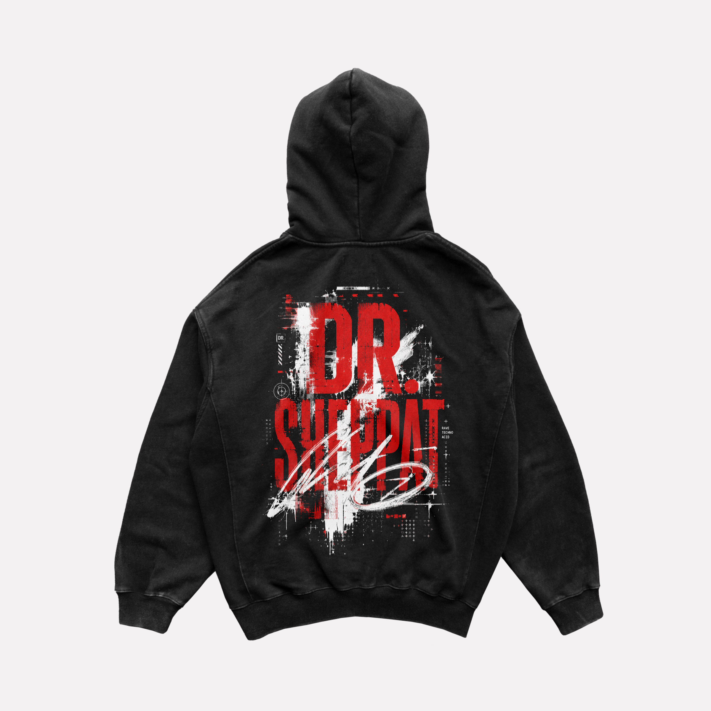 DR. SHEPPAT X 0BPM – REDLINE SIGNATURE ZIP Hoodie